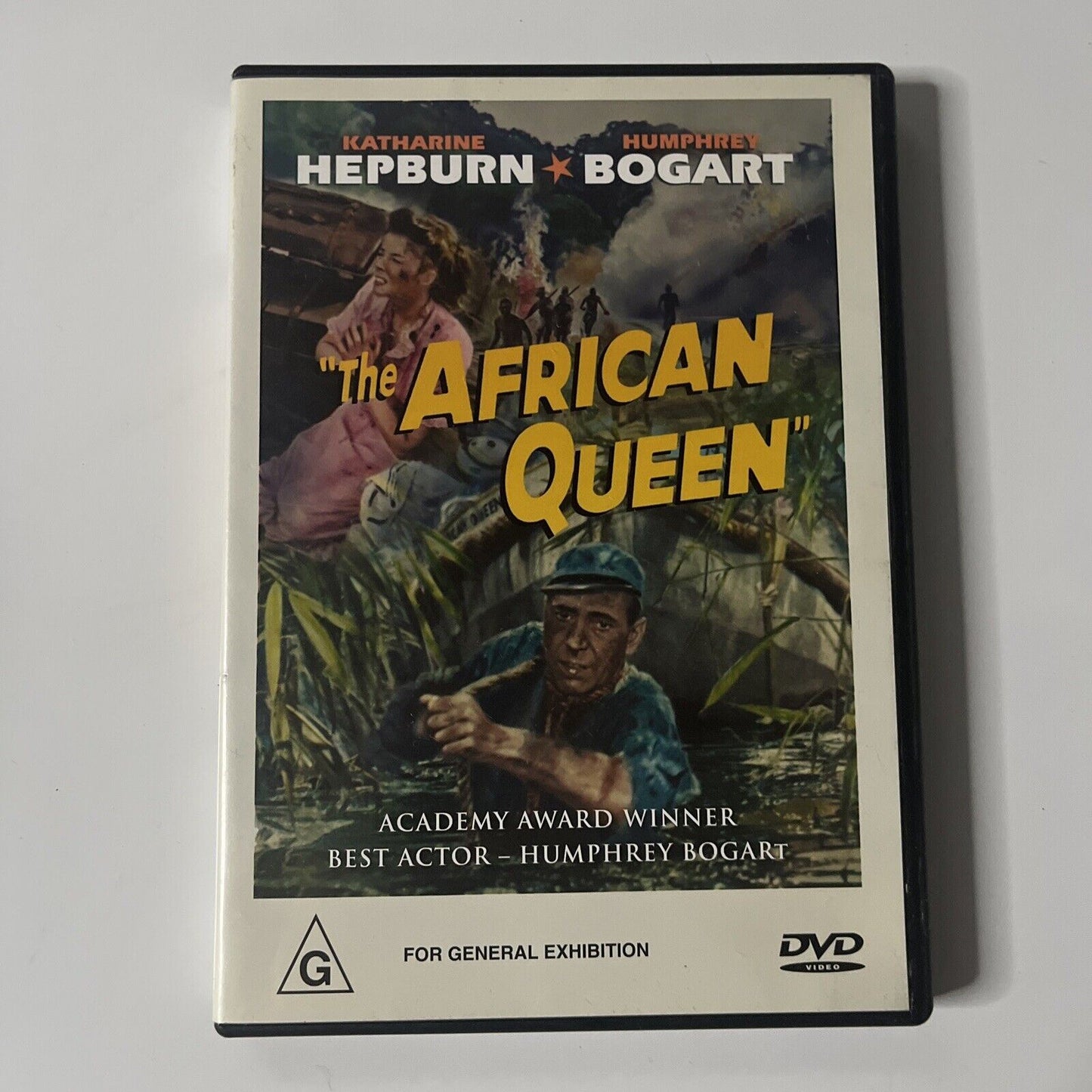 The African Queen (DVD, 1951) Humphrey Bogart, Katharine Hepburn  NEW Region 4