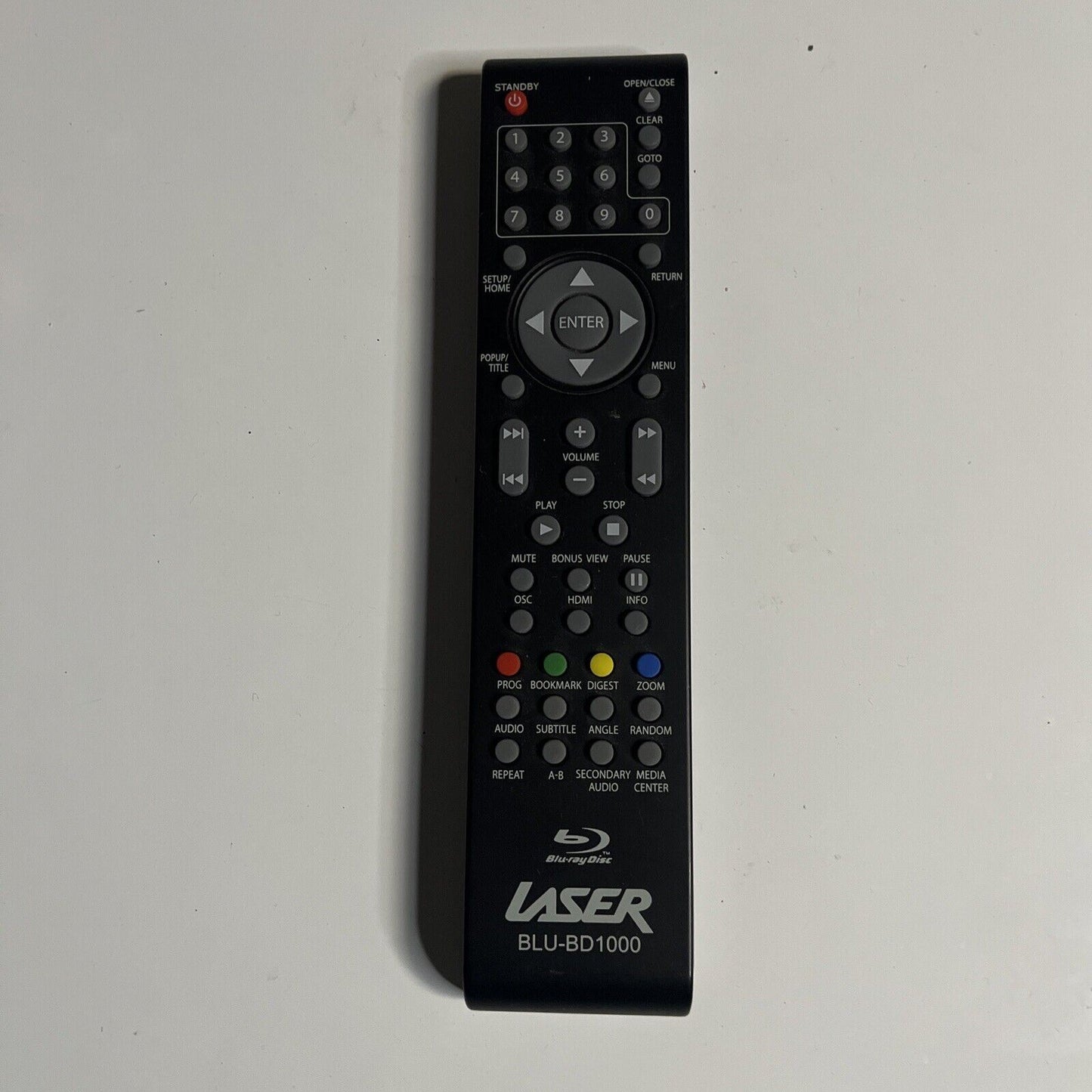 Genuine  Laser BLU-BD1000 Remote Control for Blu-ray Player