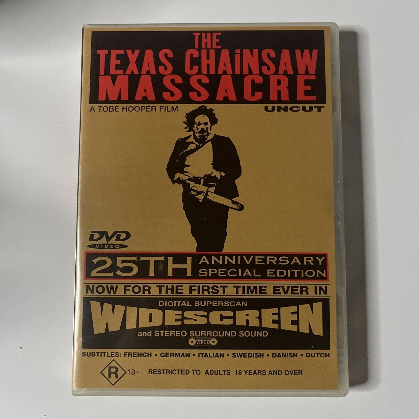 The Texas Chainsaw Massacre (DVD, 1974) Marilyn Burns, NEW Region 4