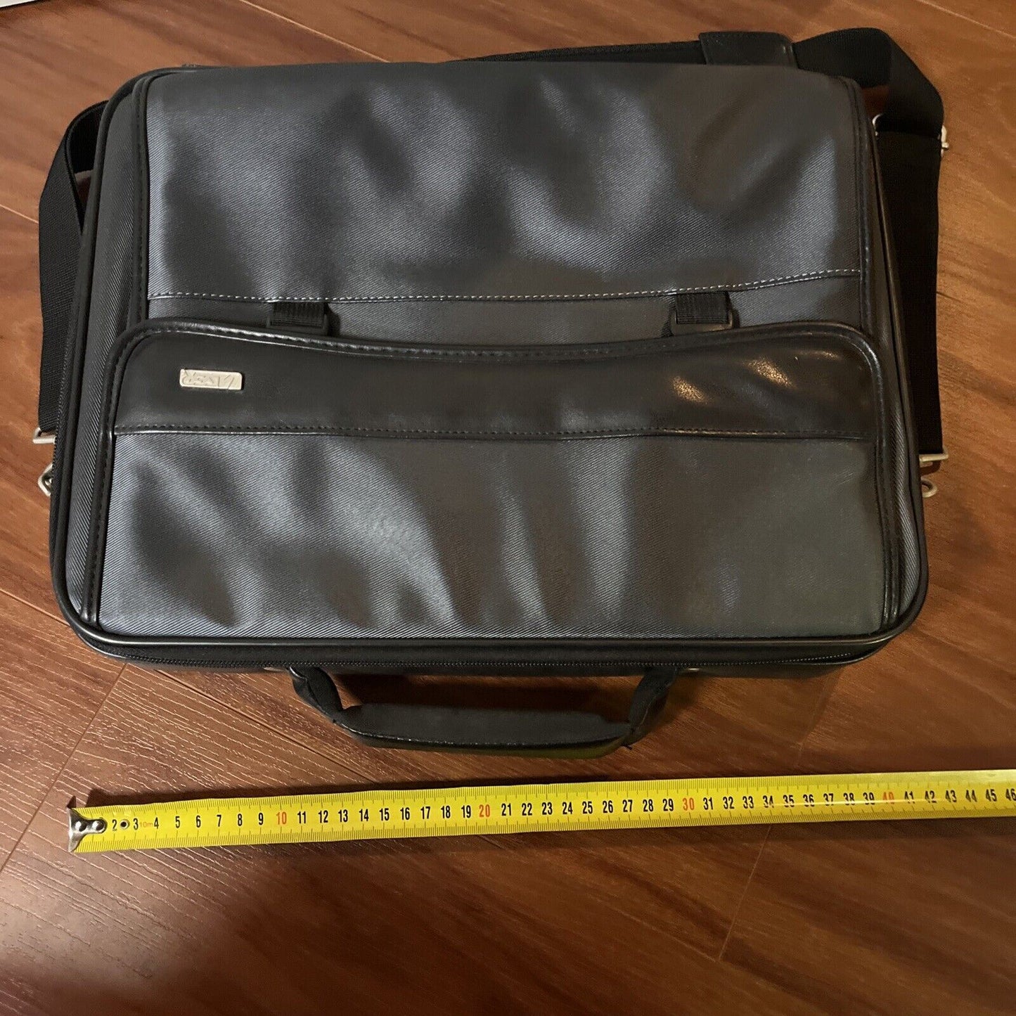 Vintage Laser Computer Laptop Notebook Carrying Bag Black