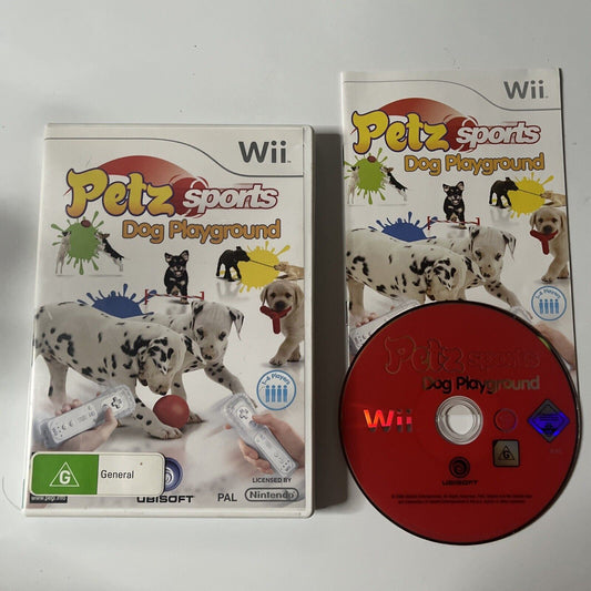 Petz Sports Dog Playground Nintendo Wii PAL With Manual