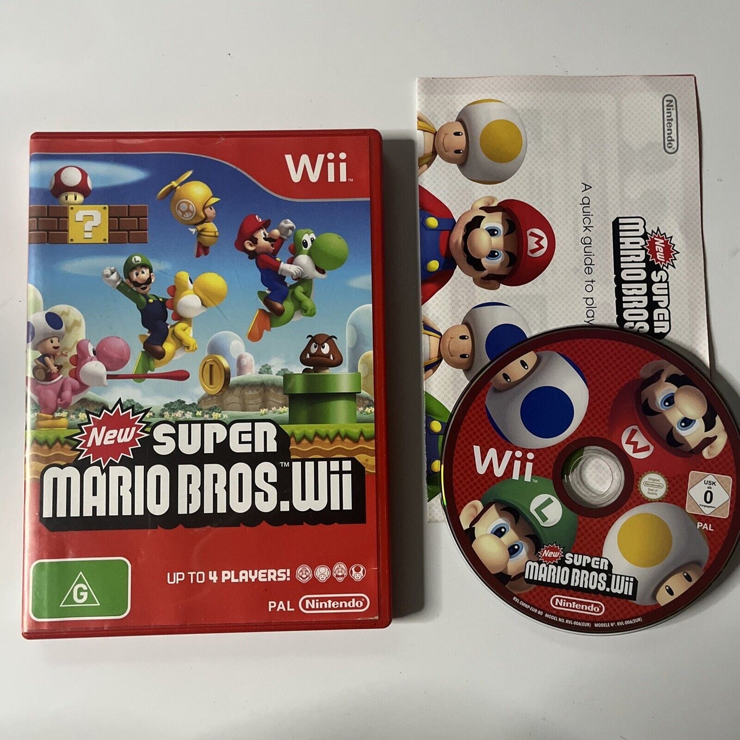 New Super Mario Bros. Wii (Nintendo Wii, 2009) PAL