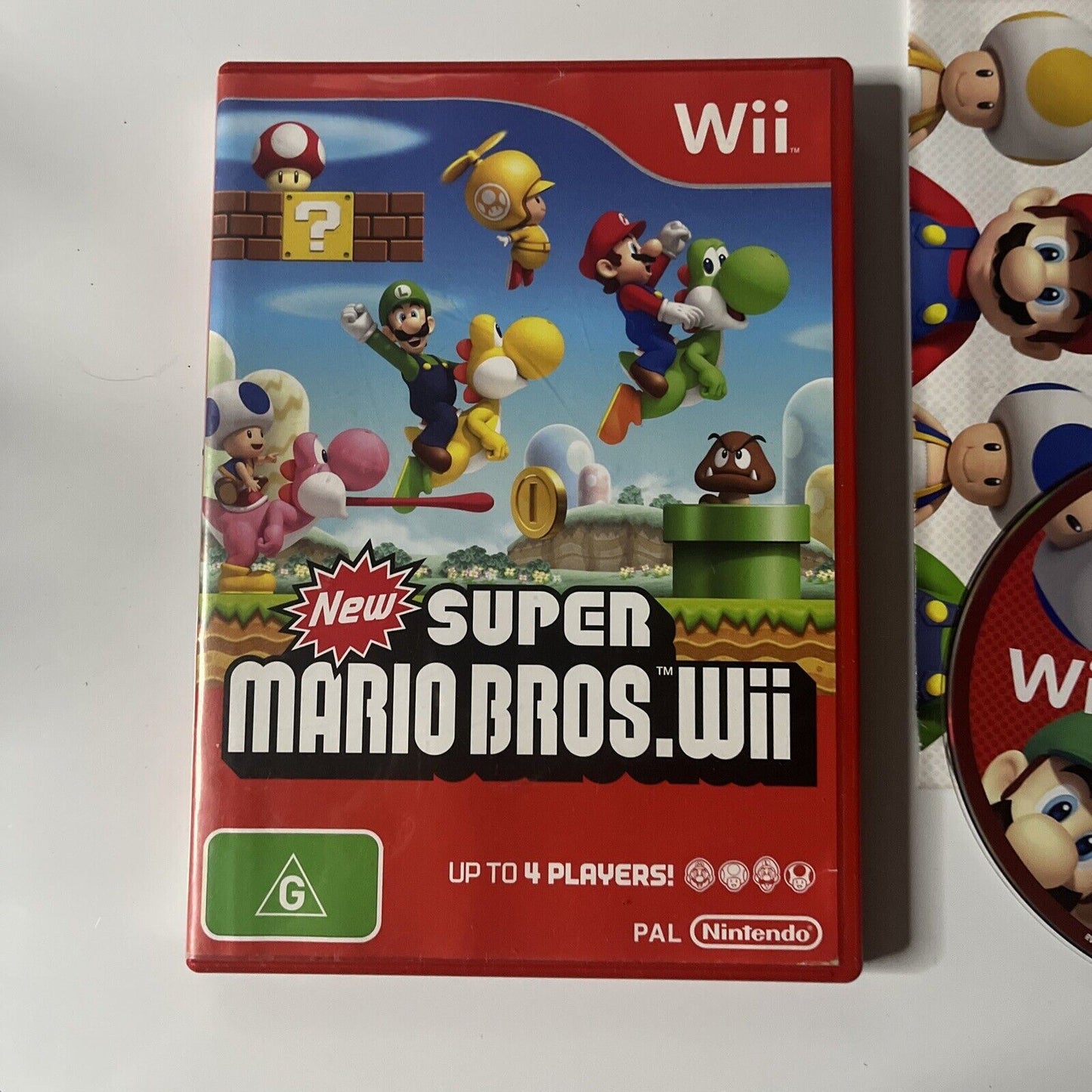 New Super Mario Bros. Wii (Nintendo Wii, 2009) PAL