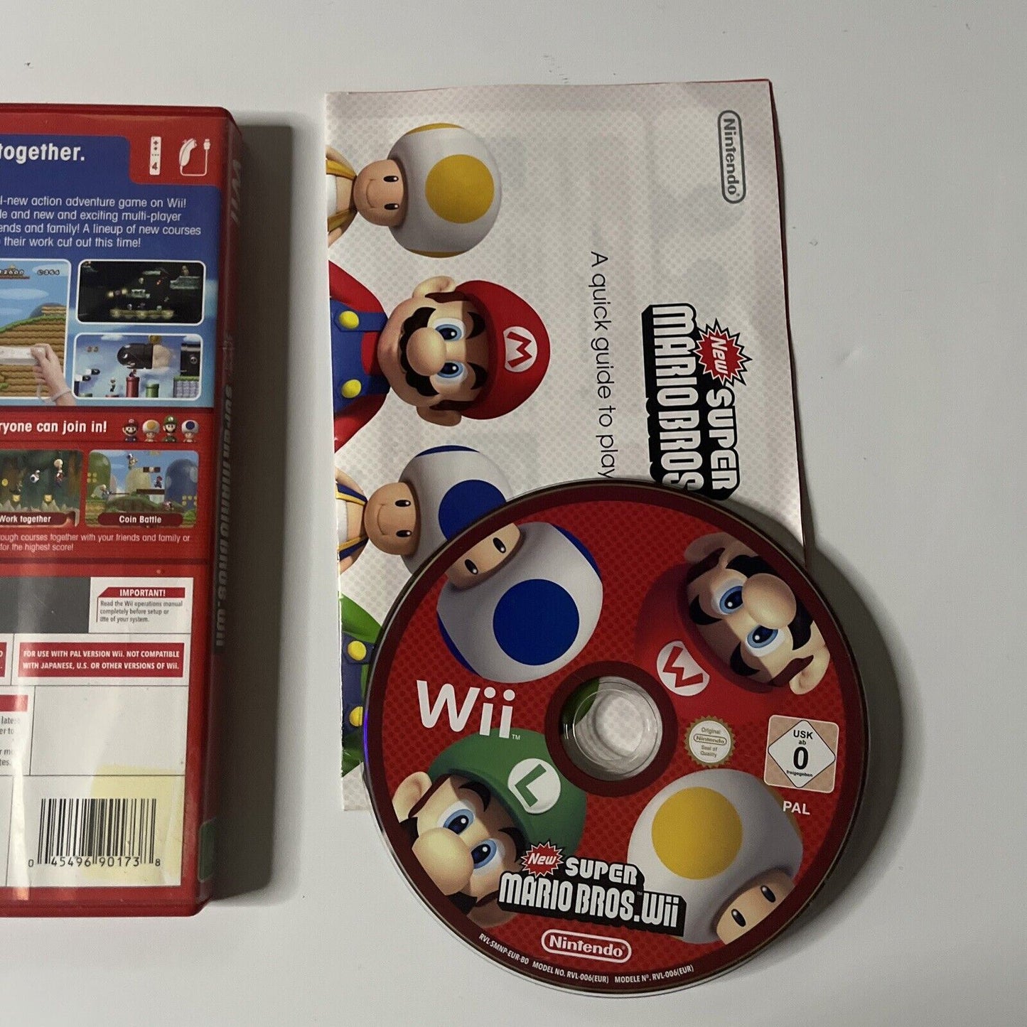 New Super Mario Bros. Wii (Nintendo Wii, 2009) PAL