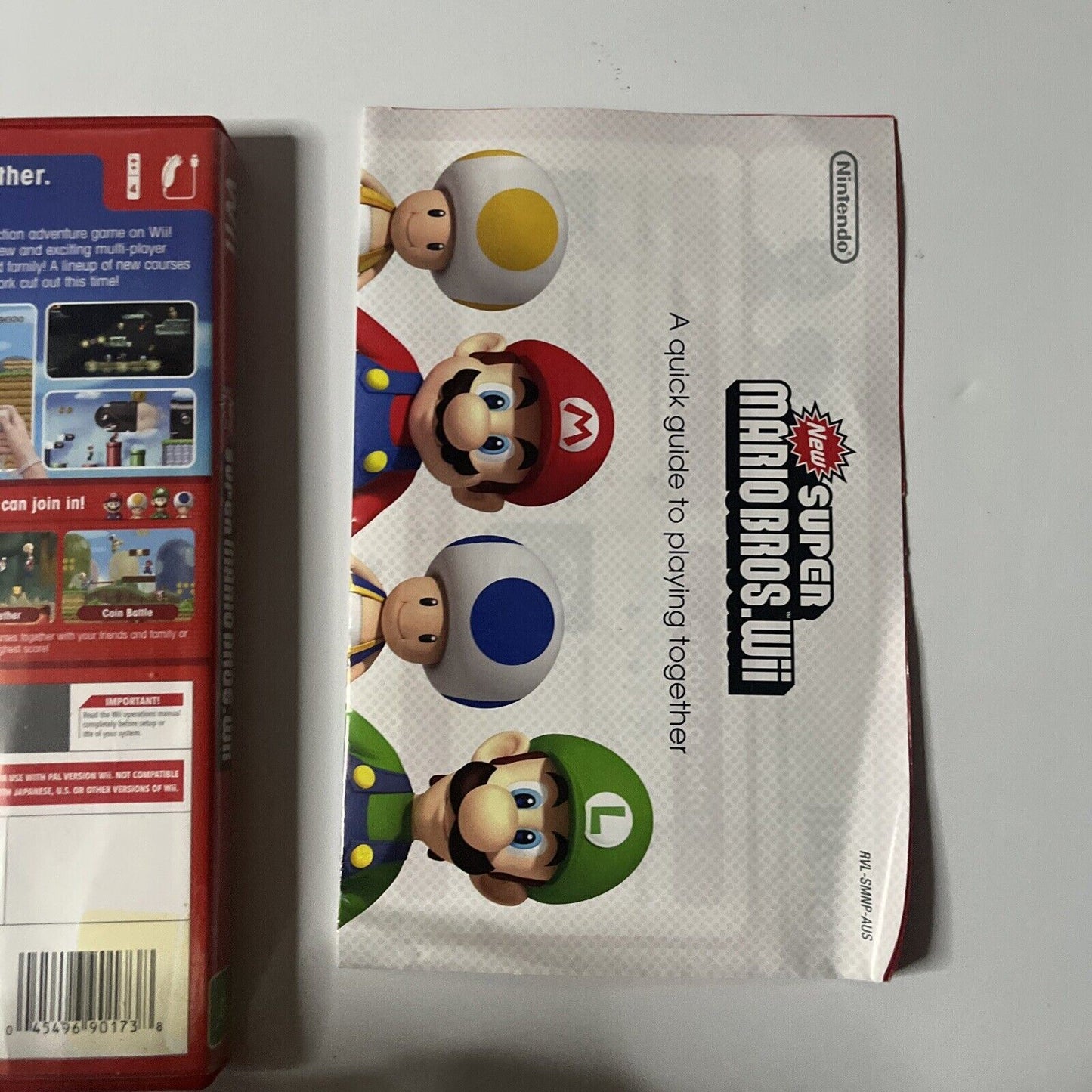 New Super Mario Bros. Wii (Nintendo Wii, 2009) PAL