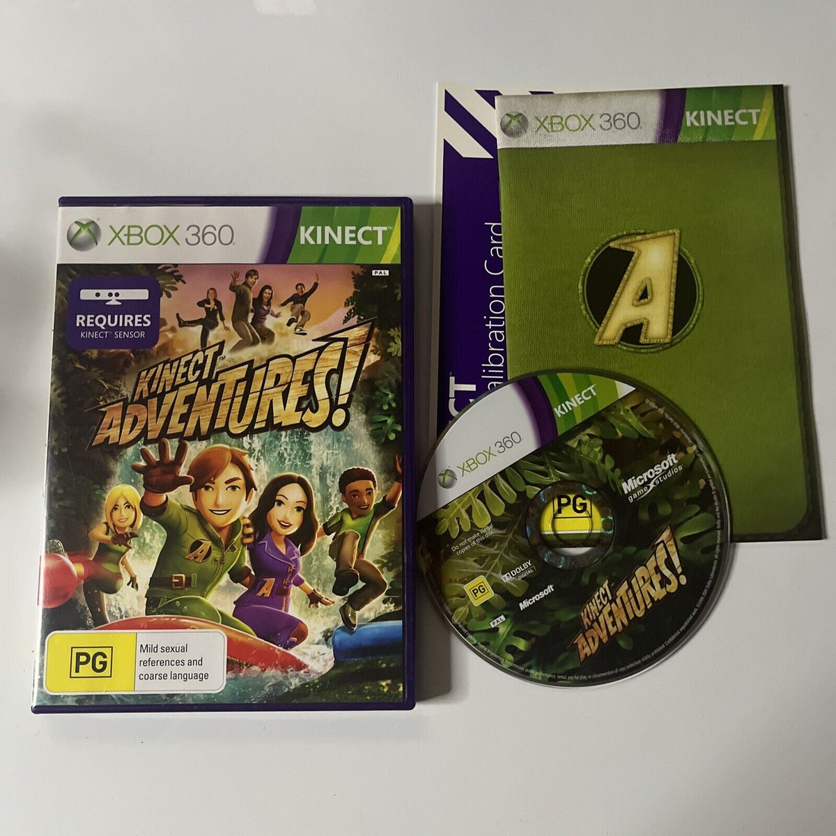 Kenect Adventure Kinect Adventures - Xbox 360 Kinect - Complete with Manual - PAL ...