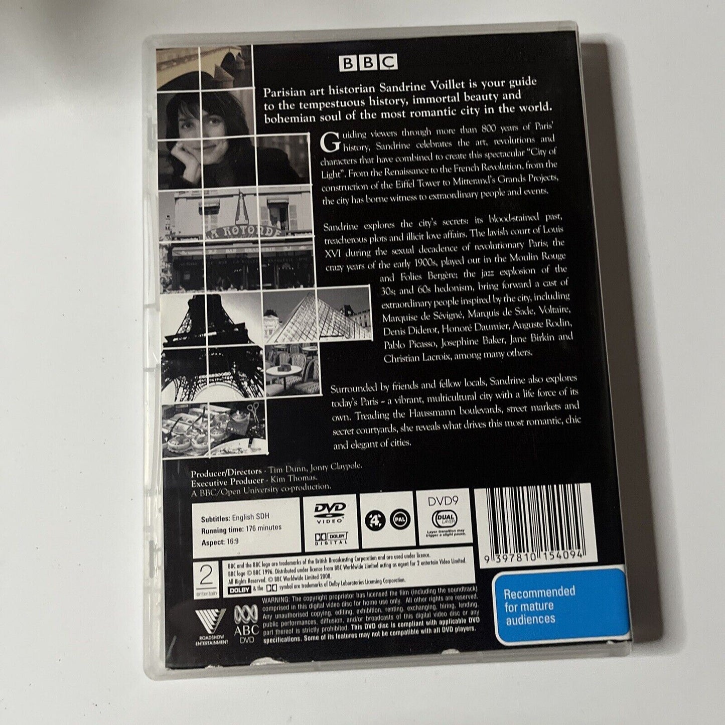 An Insider's Guide Paris (DVD, 2007) BBC Sandrine Voillet Region 4