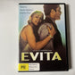 Evita (DVD, 1996) Madonna, Antonio Banderas, Jonathan Pryce, Region 4