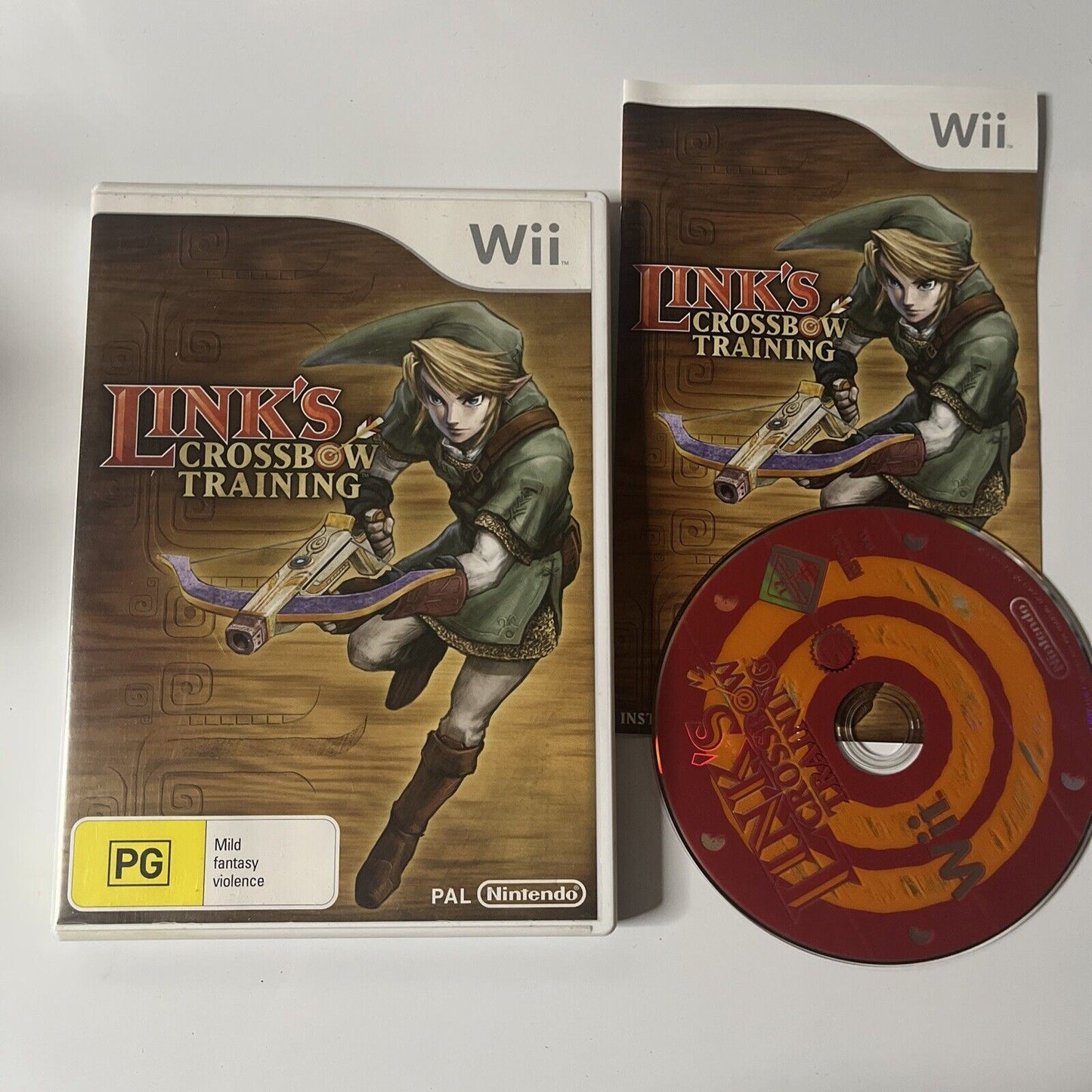 Link's Crossbow Training Nintendo Wii PAL Complete with Manual.