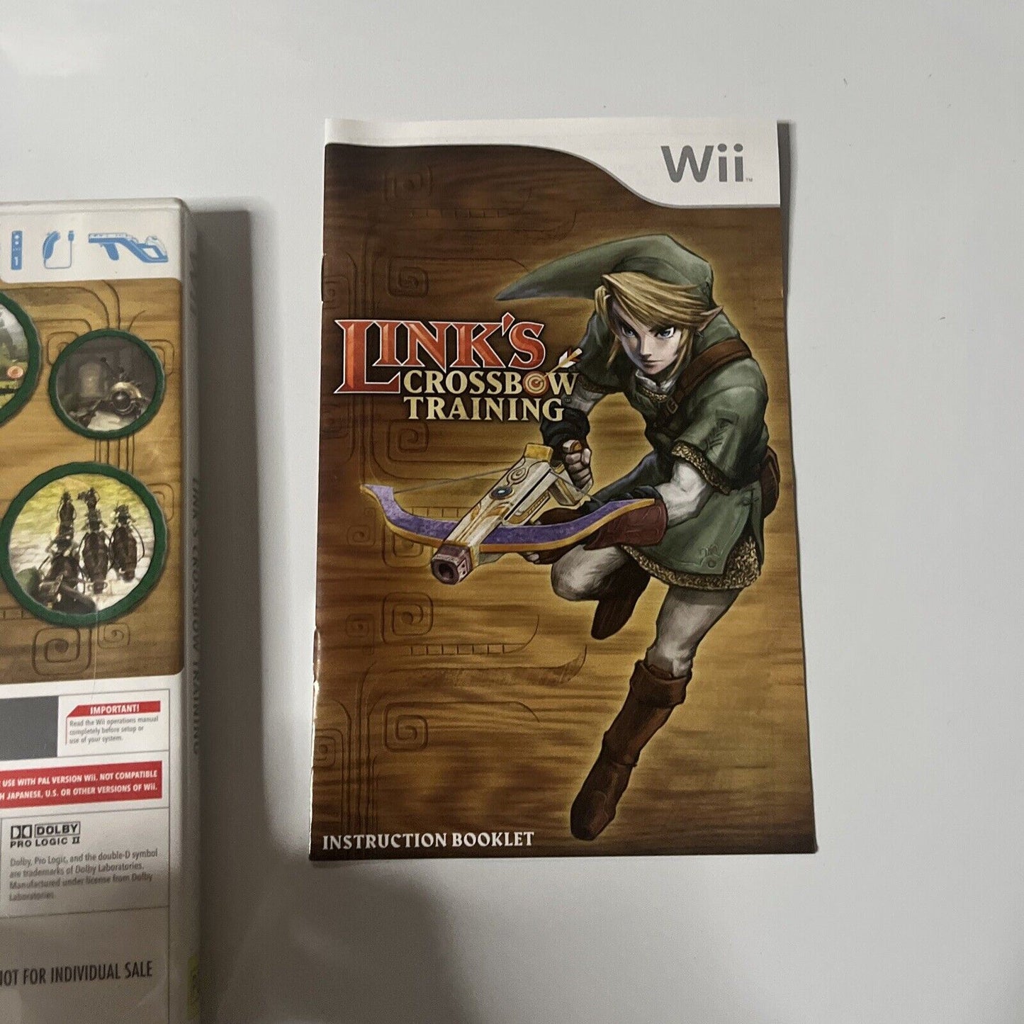 Link's Crossbow Training Nintendo Wii PAL Complete with Manual.