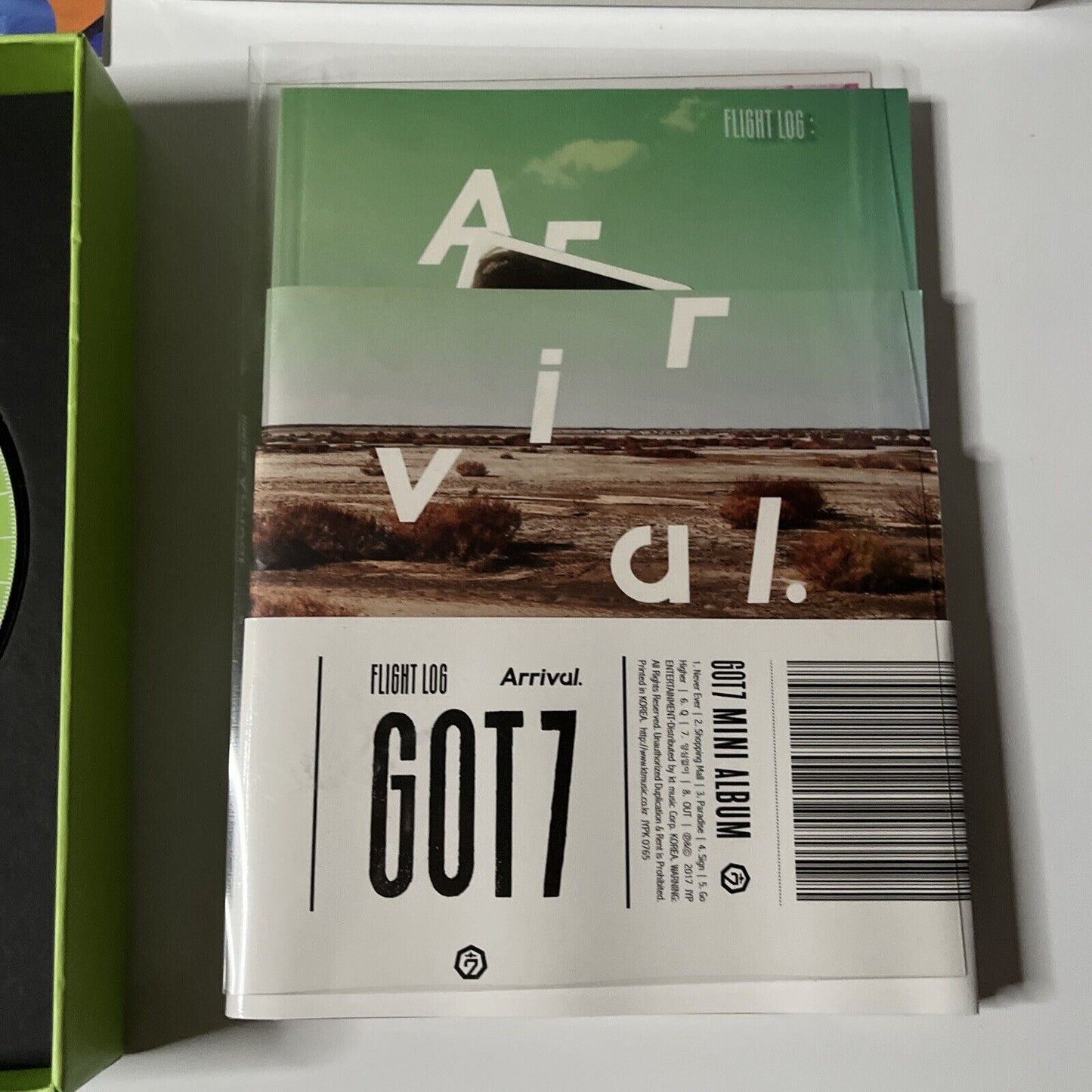 GOT7 Mini Album - Flight Log : ARRIVAL (CD, 2017) with Booklet