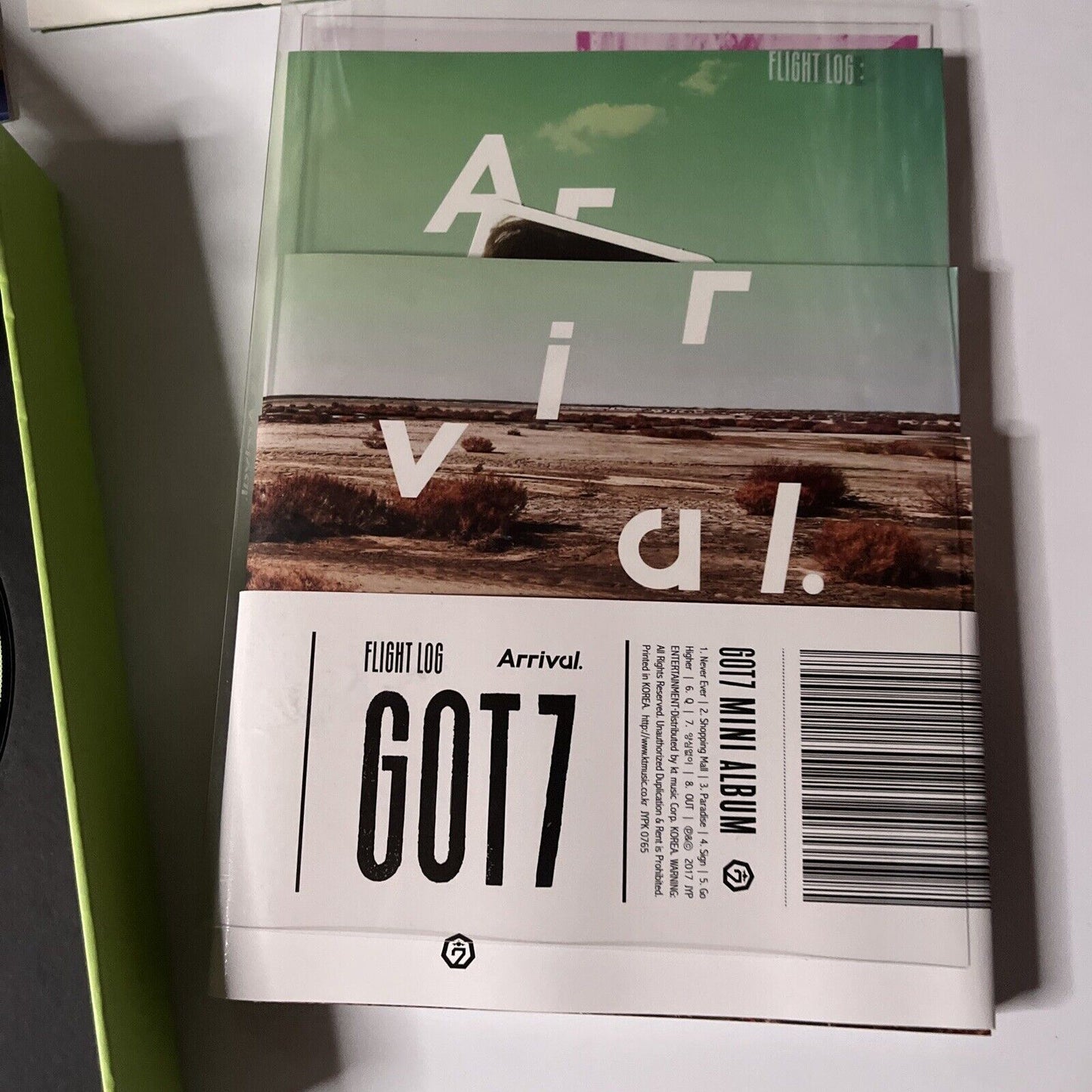 GOT7 Mini Album - Flight Log : ARRIVAL (CD, 2017) with Booklet