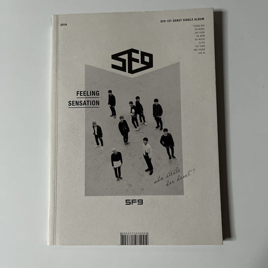 SF9 - 1st Debut Single Album : Feeling Sensation (CD, 2016)