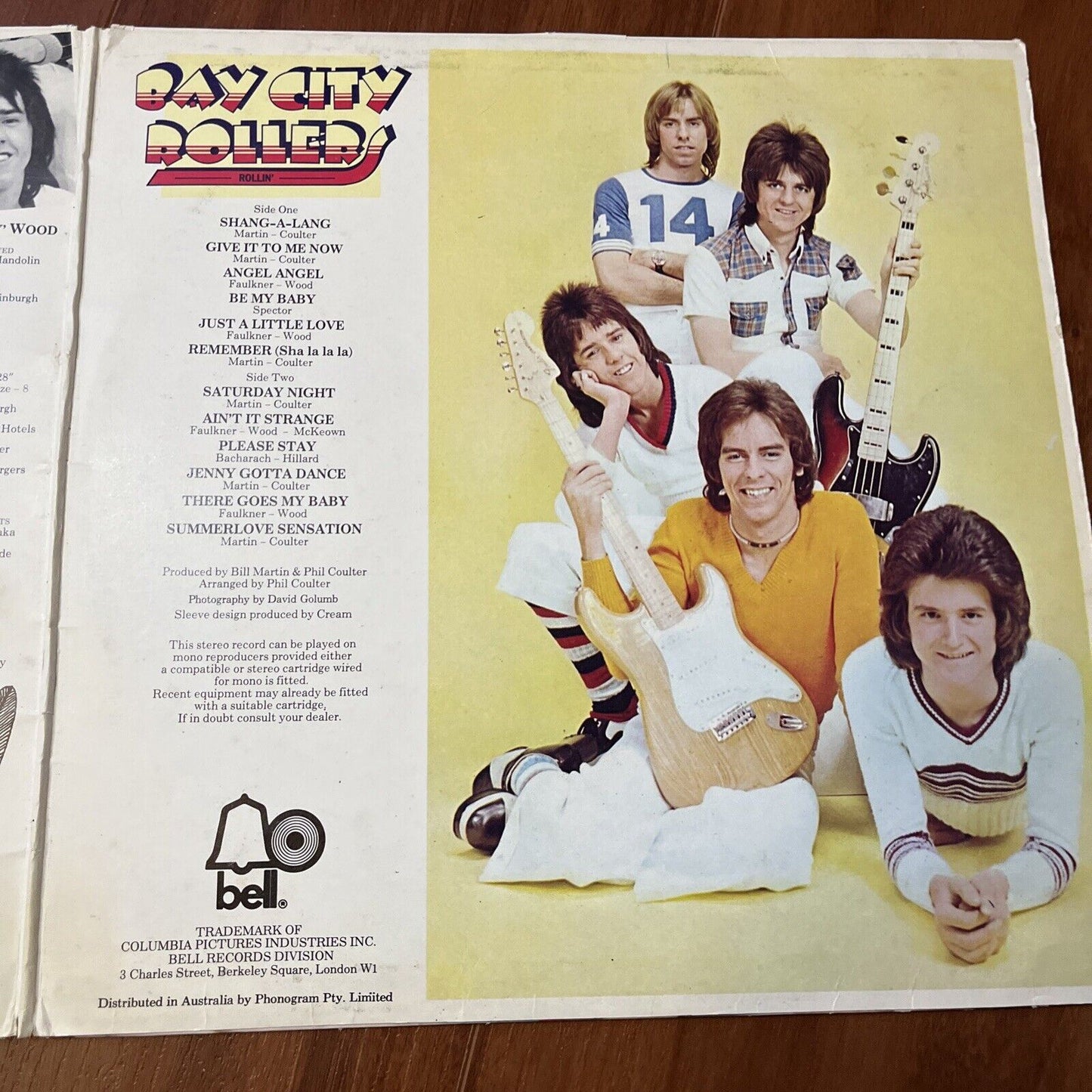 Bay City Rollers - Rollin Record Vinyl Lp Aus 1974