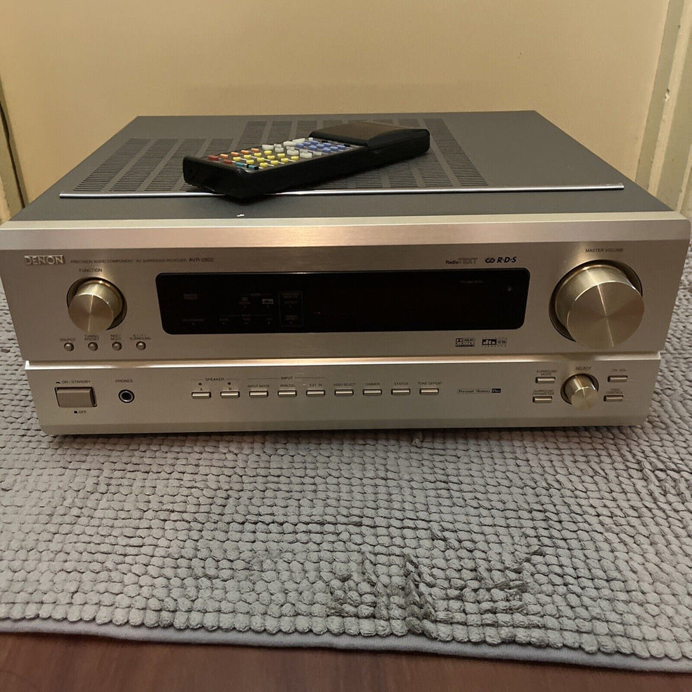 DENON AVR2802 Surround Receiver with Remote *No Speakers* Retro Unit