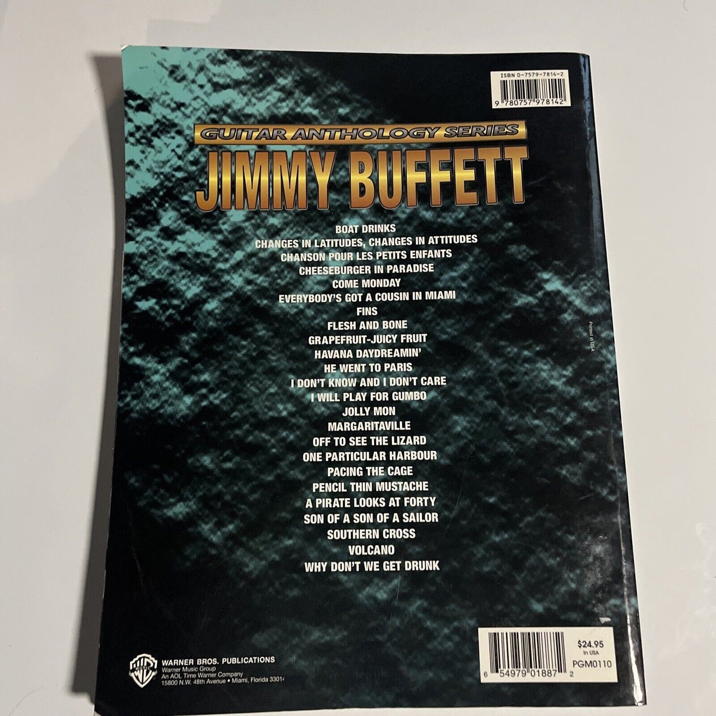 Jimmy Buffett Guitar Anthology: Authentic Guitar Tab by Jimmy Buffett