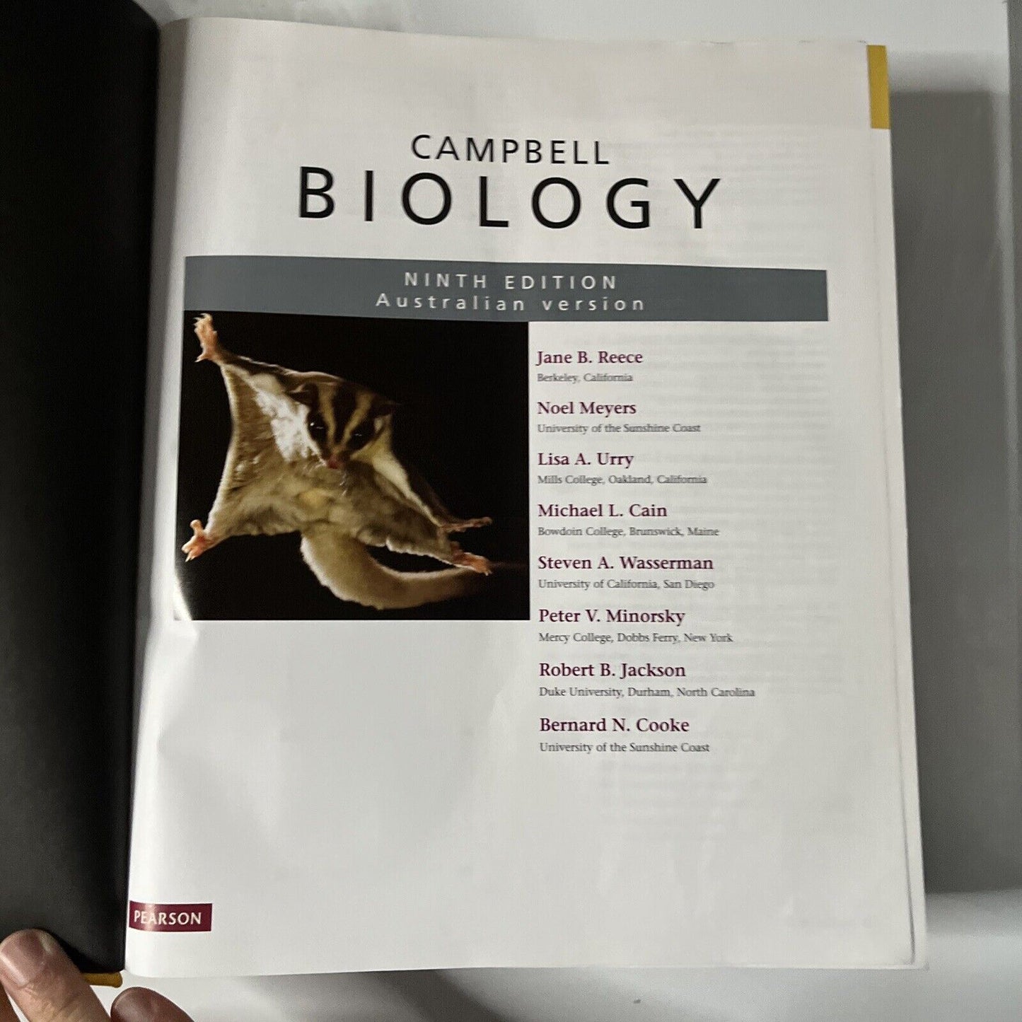 Campbell Biology Australian Version 9th Ed Reece Meyers