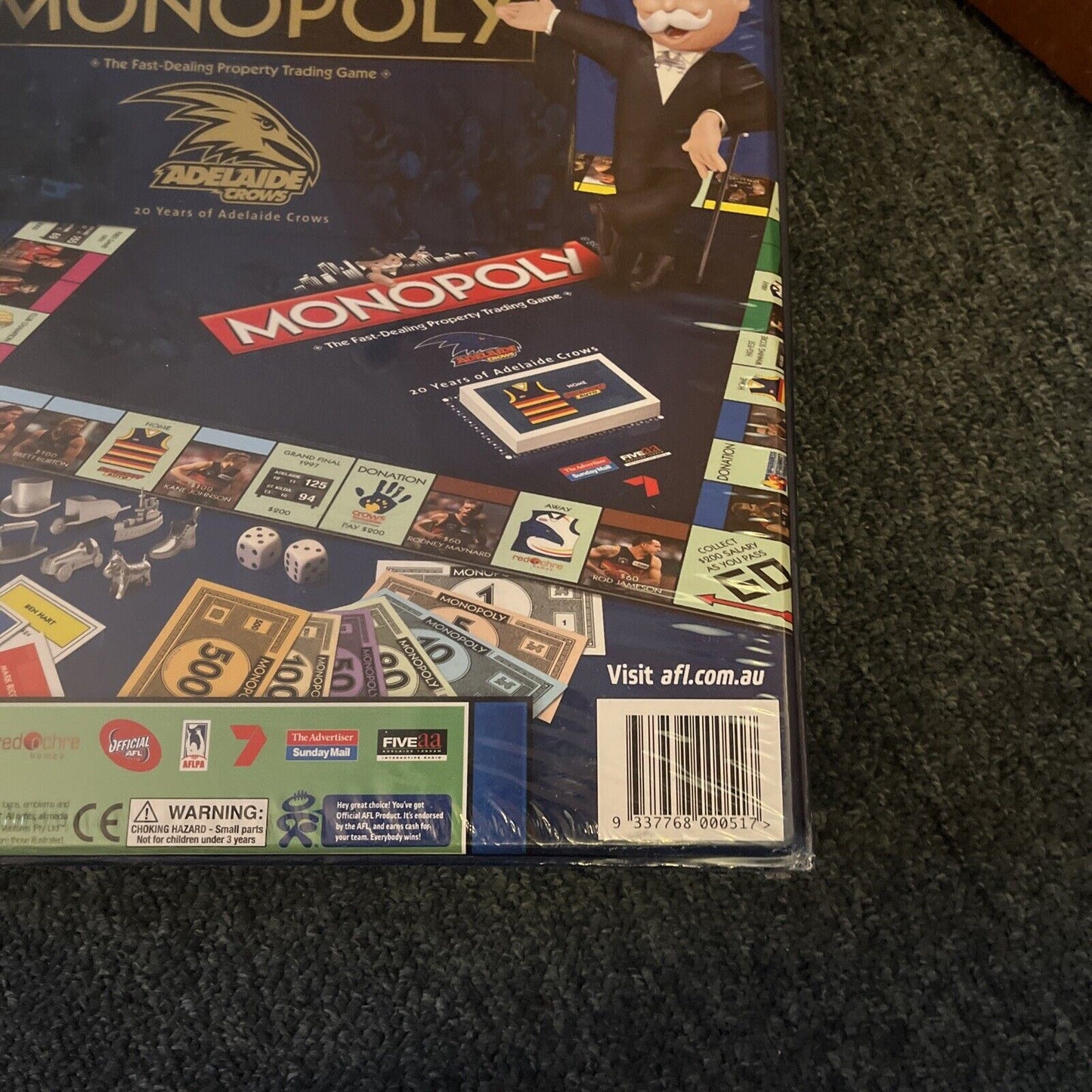 *New Sealed* Monopoly Adelaide Crows 20 Years Of Adelaide Crows AFL 2010