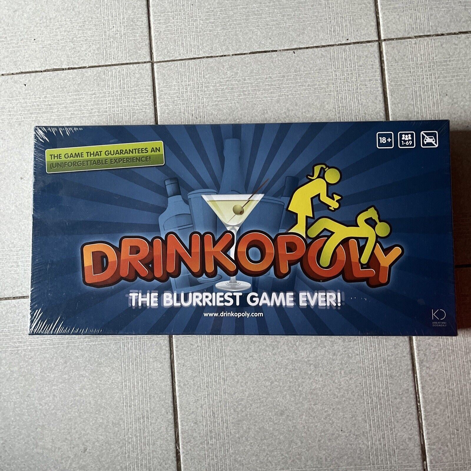 Drinkopoly Board Game - The Blurriest Game Ever - 21+ Drinking Game *N ...
