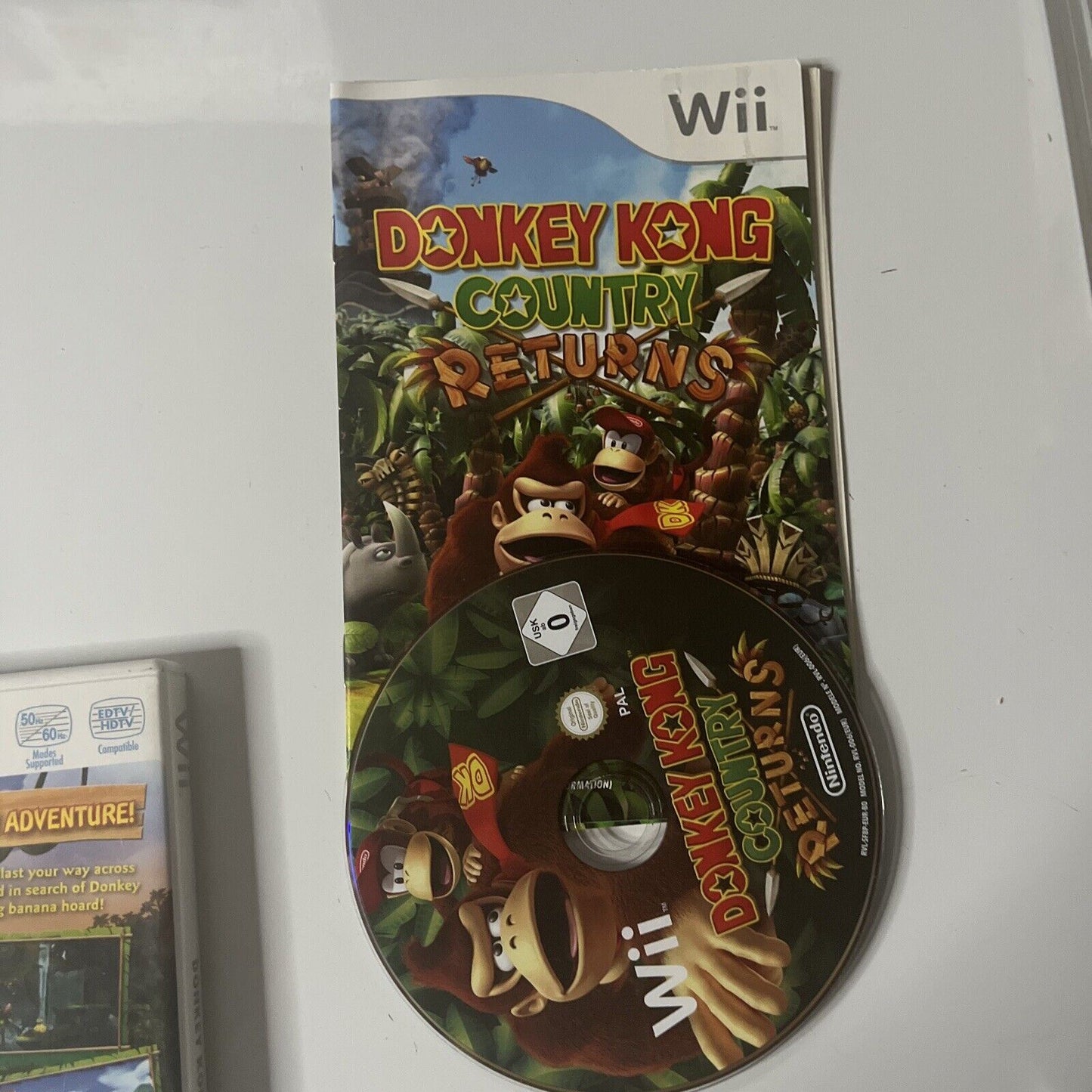 Donkey Kong Country Returns (Nintendo Wii, 2010) With Manual PAL