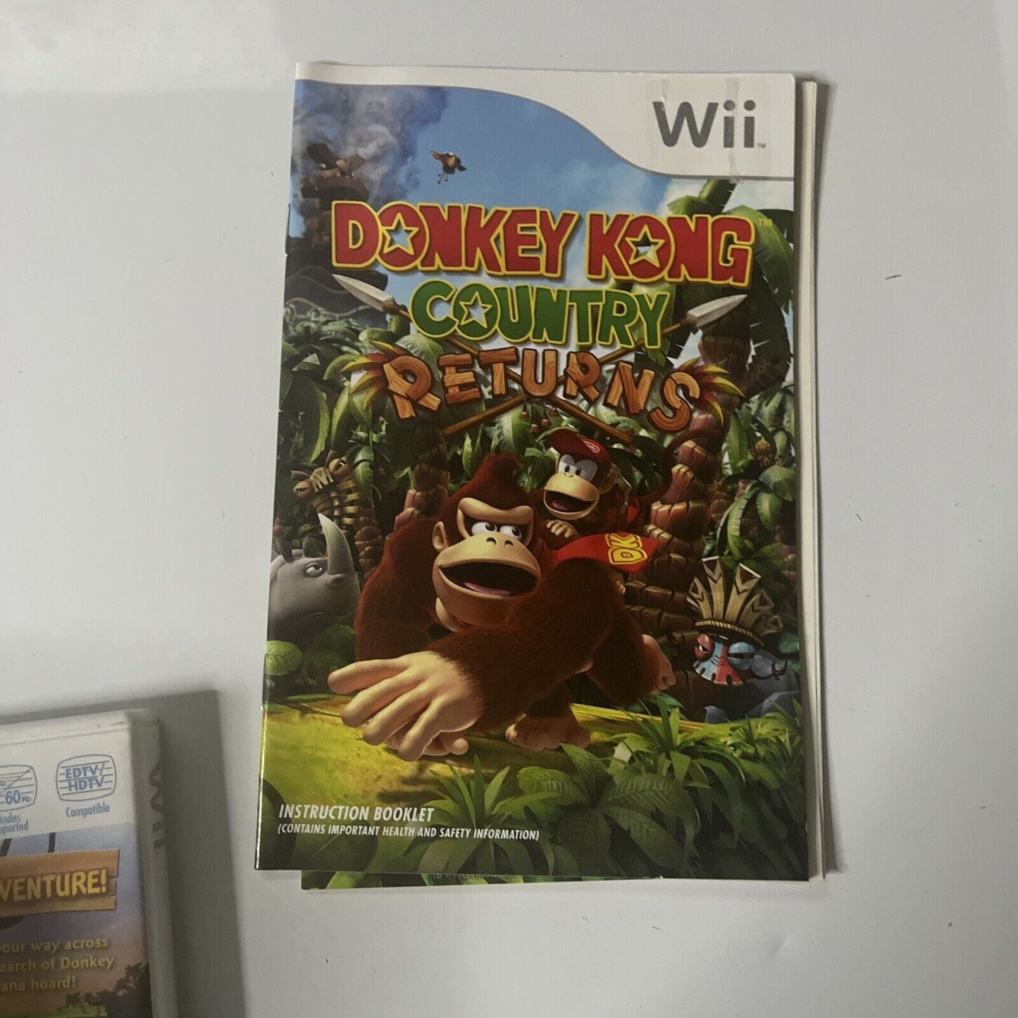 Donkey Kong Country Returns (Nintendo Wii, 2010) With Manual PAL