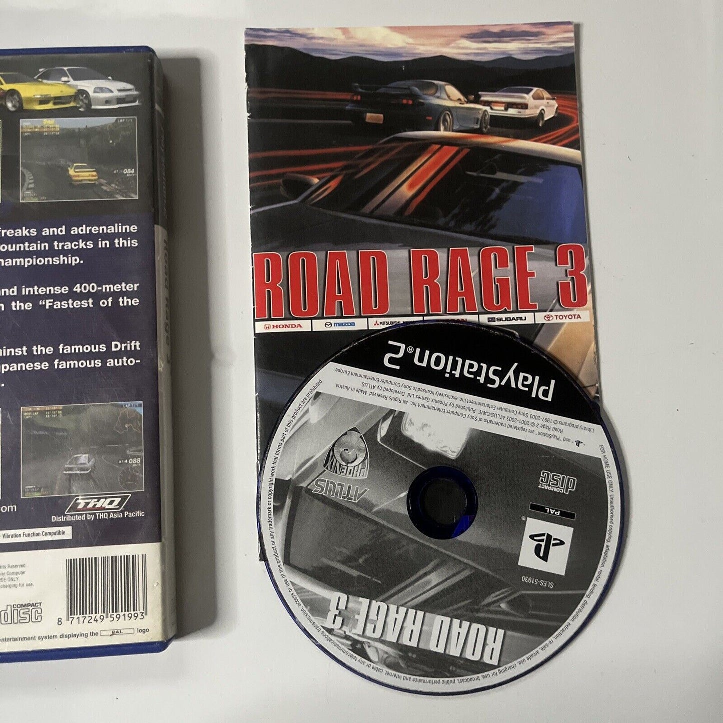 Road Rage 3 PS2 With Manual PAL