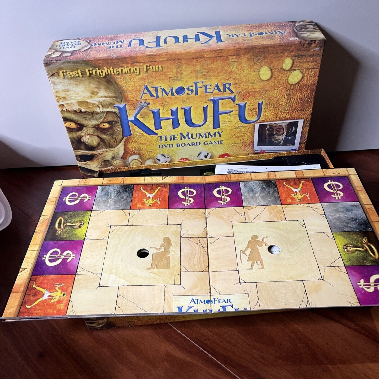 Atmosfear Khufu The Mummy DVD Board Game