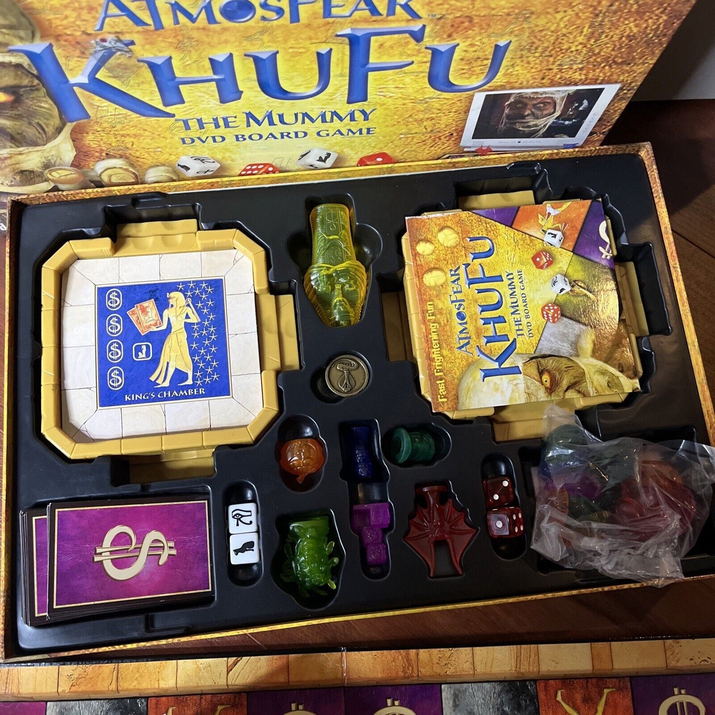 Atmosfear Khufu The Mummy DVD Board Game