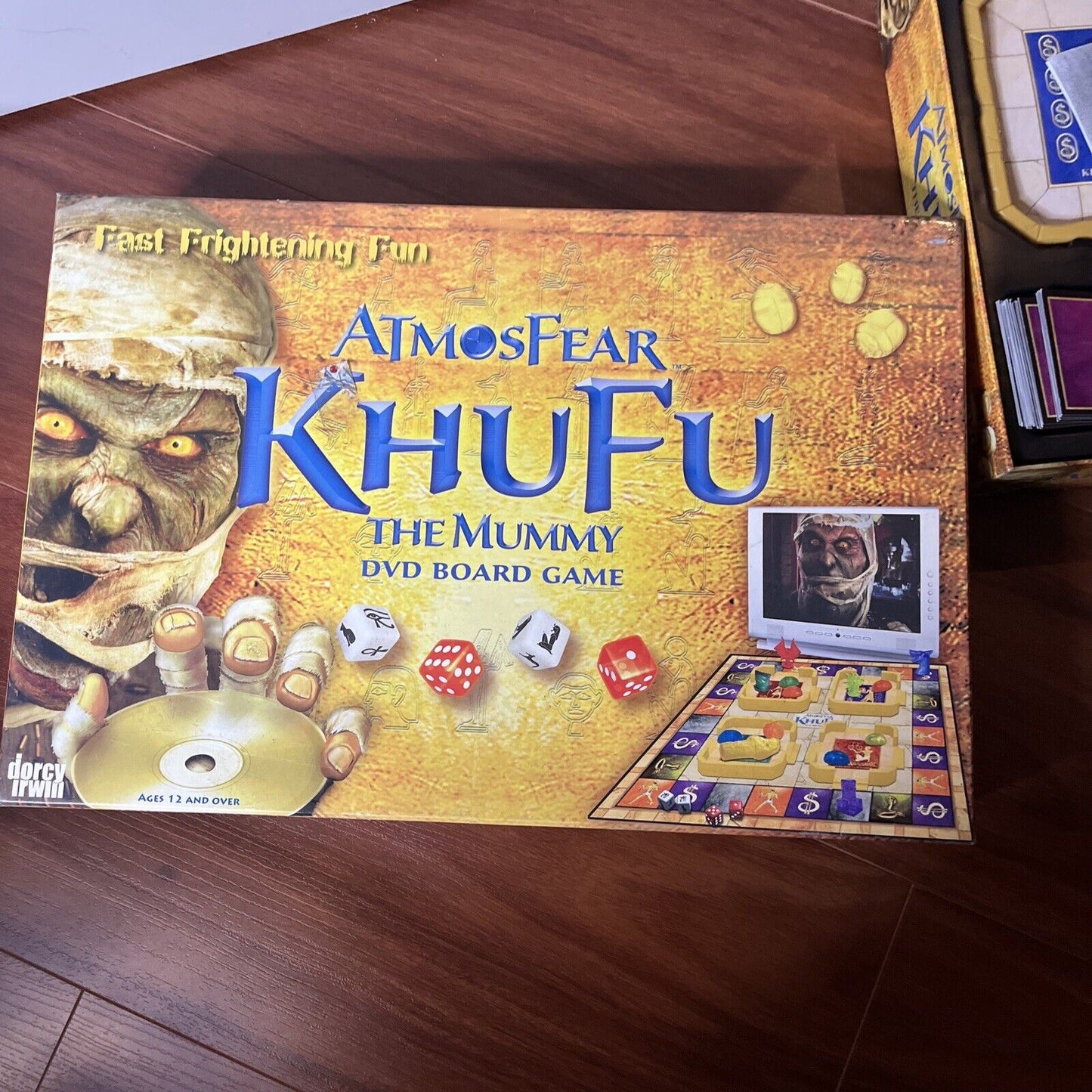 Atmosfear Khufu The Mummy DVD Board Game