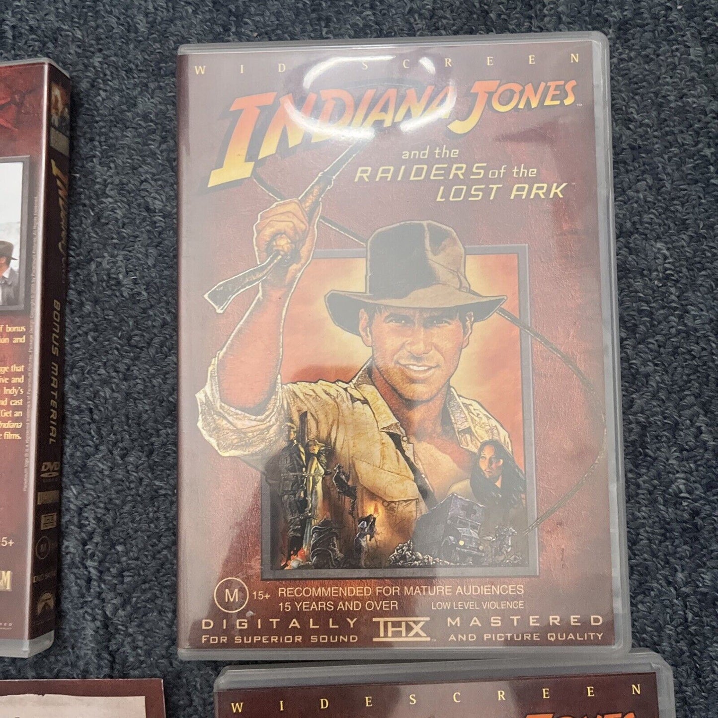 Indiana Jones: Complete DVD Movie Collection (DVD, 1989, 4-Disc) Region 4