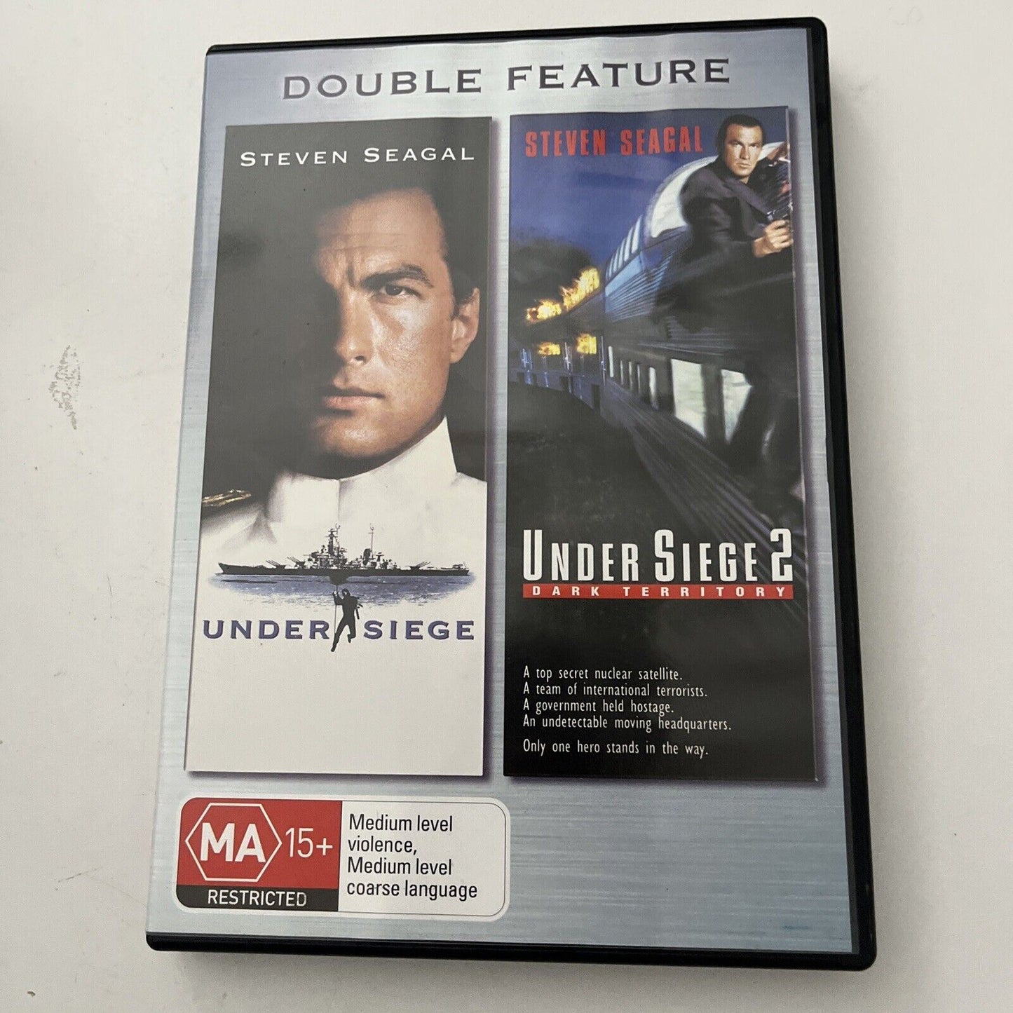 Under Siege 1 & 2 (DVD, 1995, 2-Disc) Steven Seagal NEW Region 4