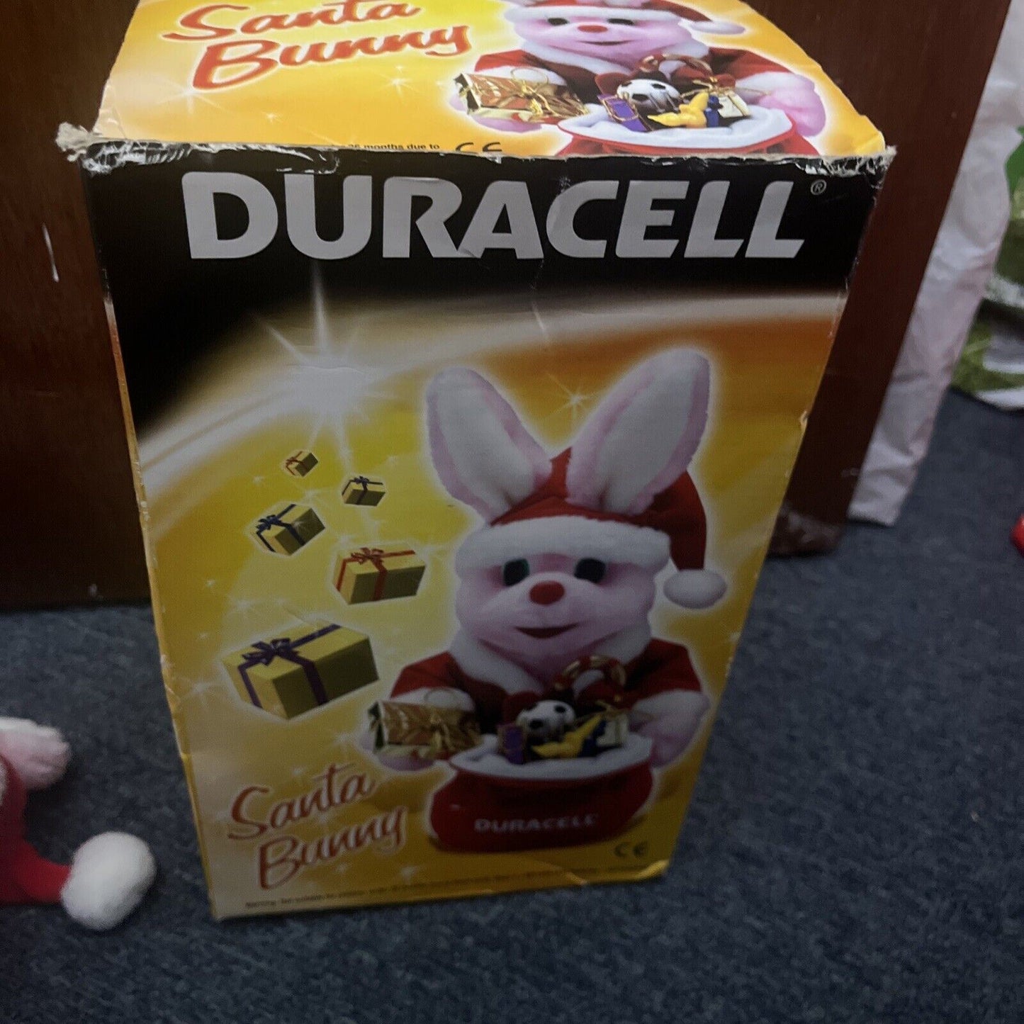 Duracell Santa Bunny Figure 13"