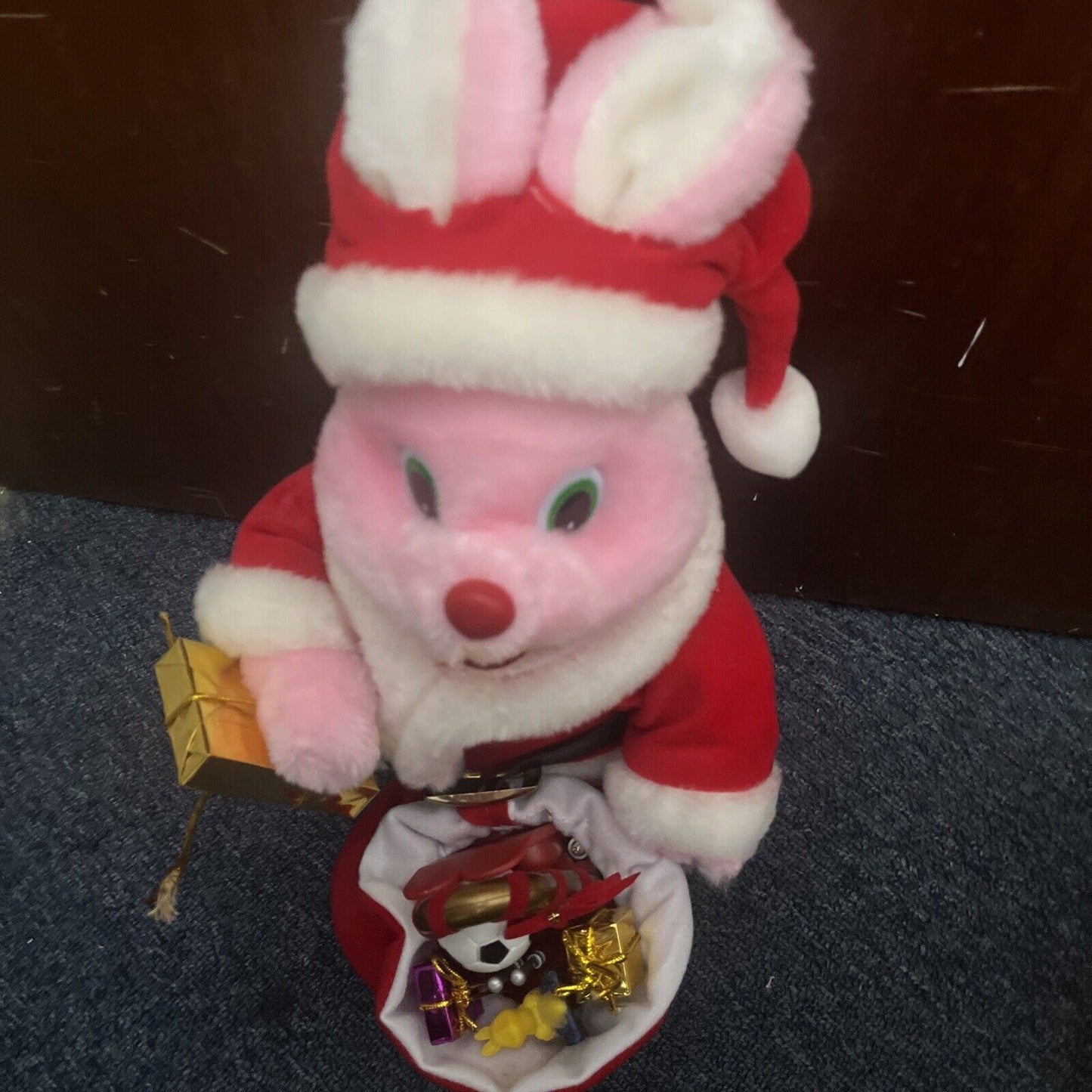 Duracell Santa Bunny Figure 13"