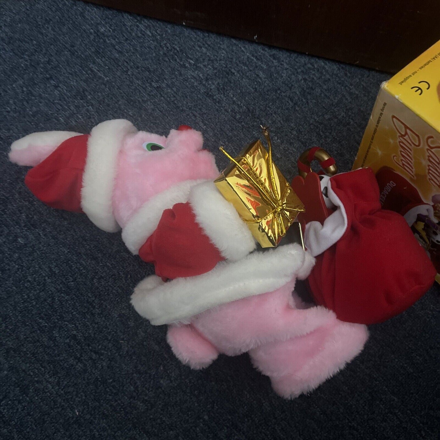 Duracell Santa Bunny Figure 13"