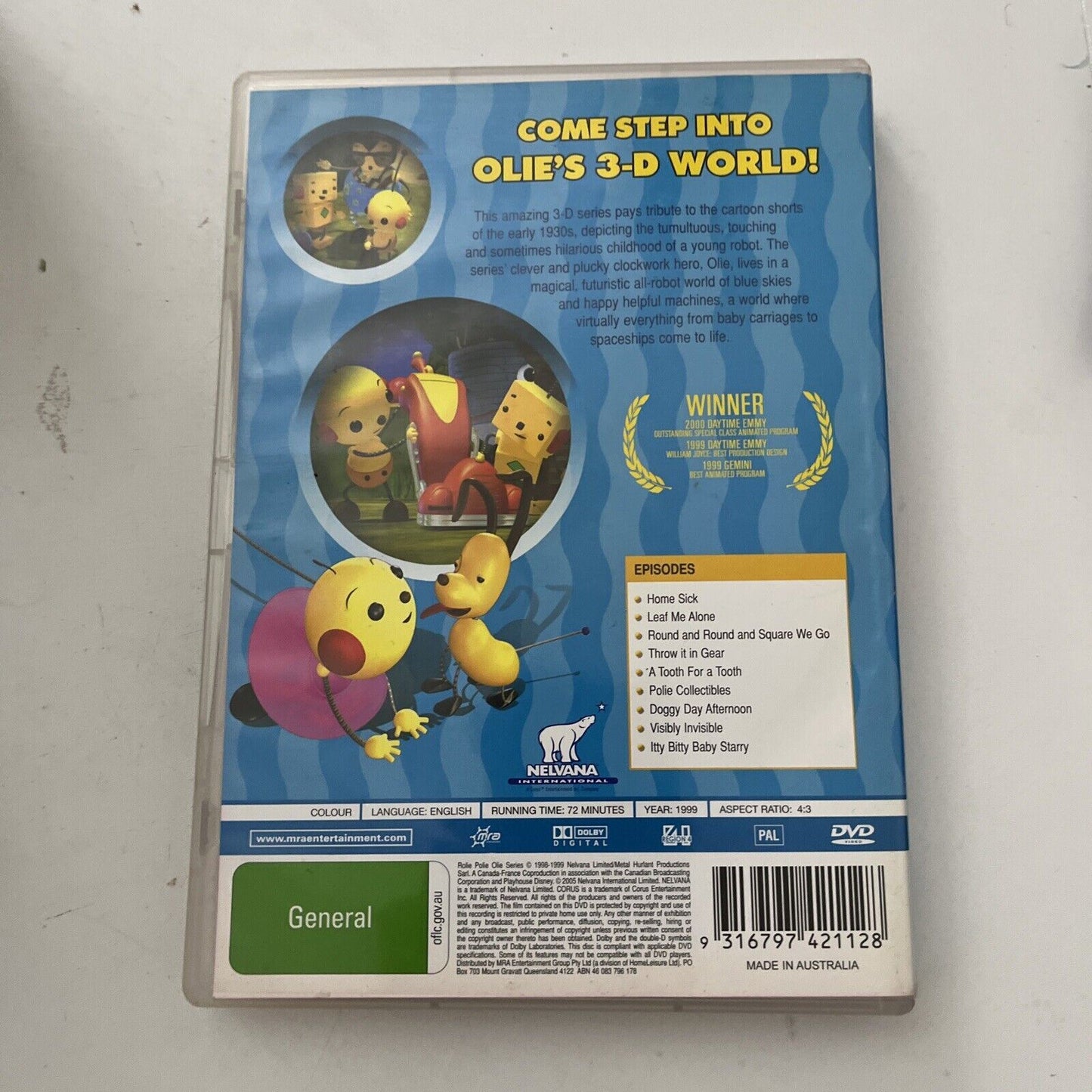 Rolie Polie Olie : Season 3 : Vol 1 (DVD, 1999) Michael Cera, Region 4