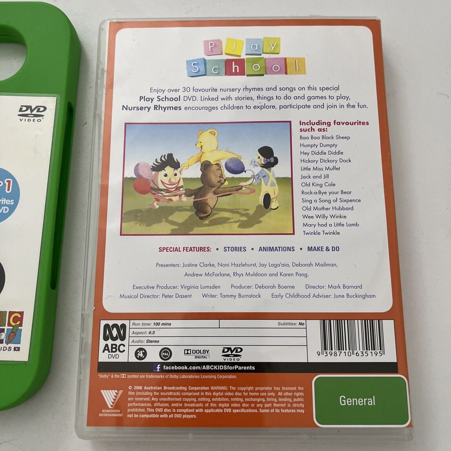 Play School: On The Move / The Road Show / Nursery Rhymes (DVD) Region 4