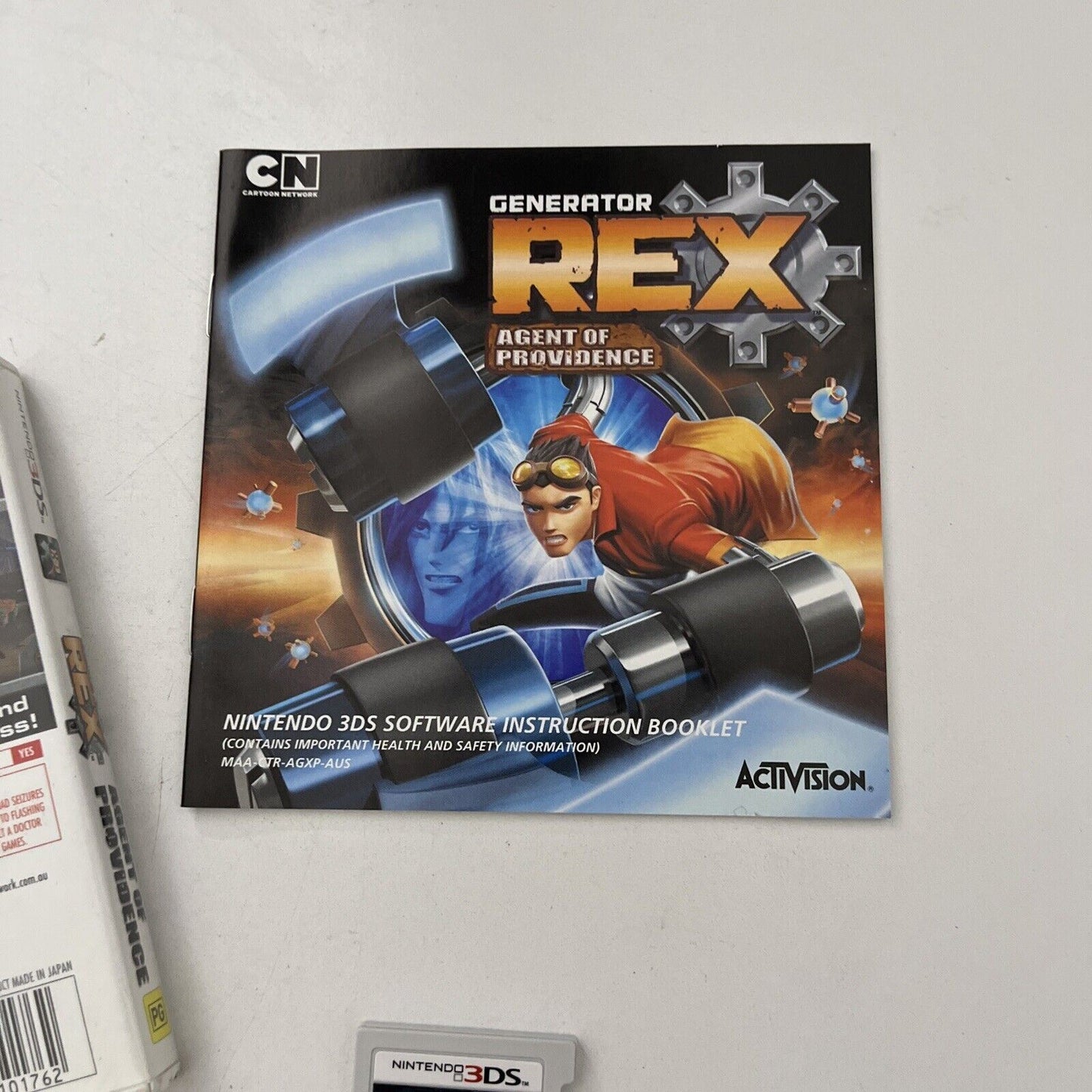 Generator REX Agent of Providence Nintendo 3DS 2DS Game *Complete With Manual*