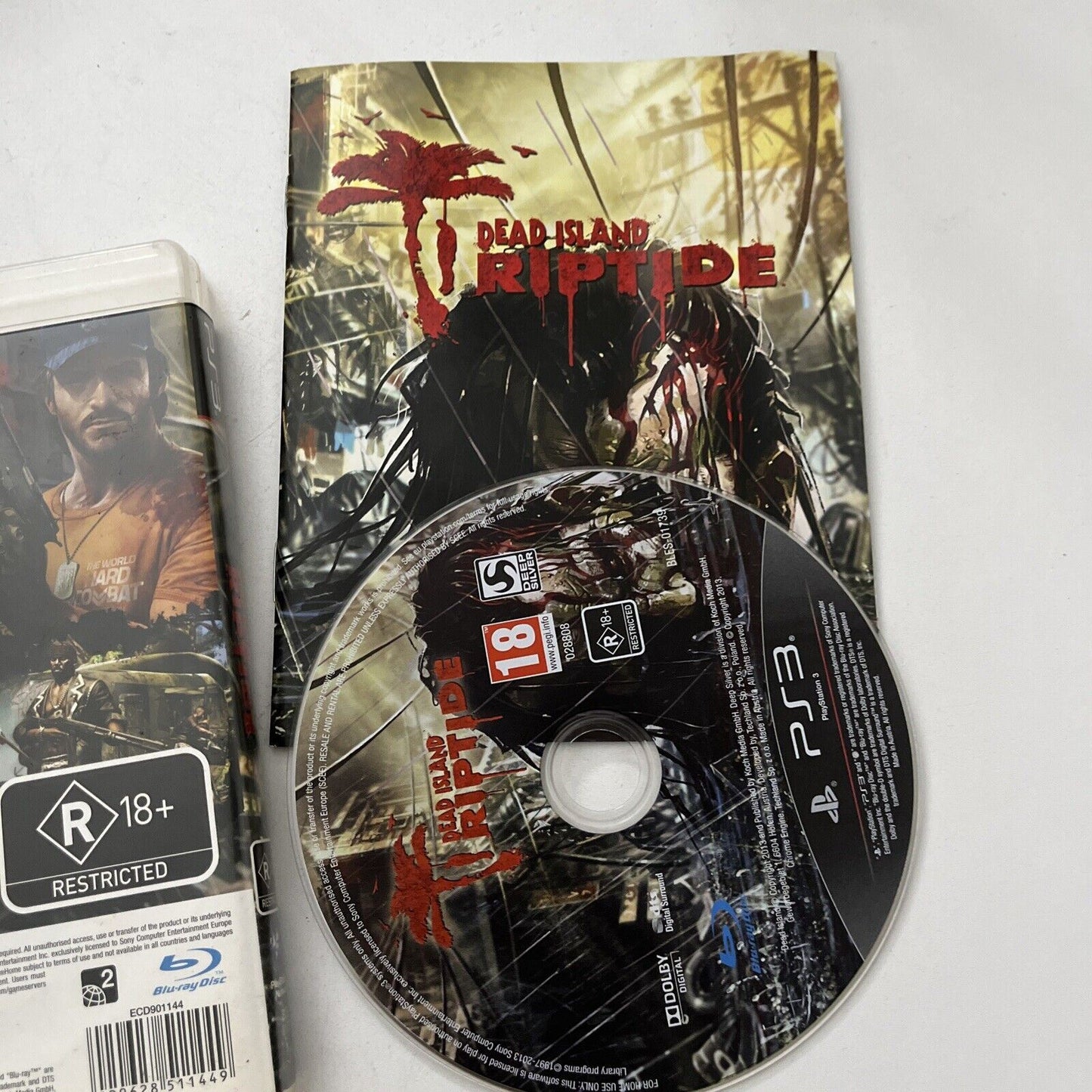 Dead Island: Riptide PS3 Playstation 3 Complete with Manual