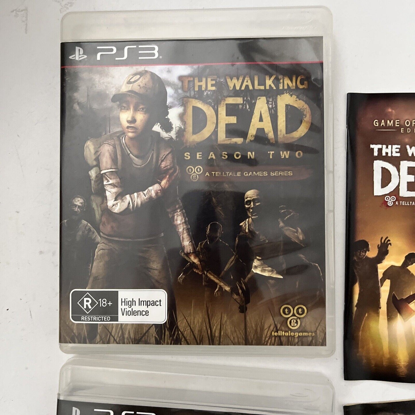 The Walking Dead First Season & Second Season Playstation 3 PS3 with manual