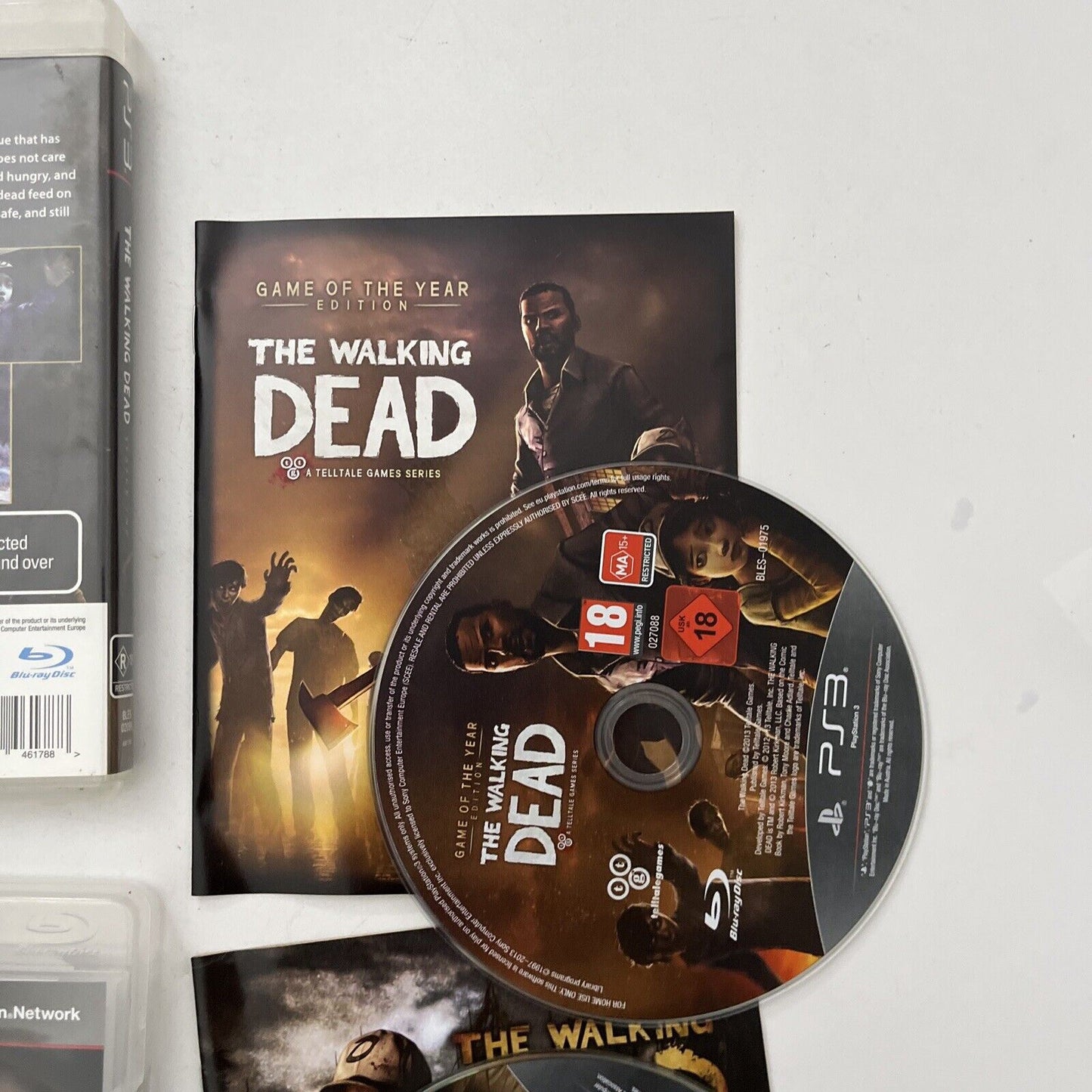 The Walking Dead First Season & Second Season Playstation 3 PS3 with manual