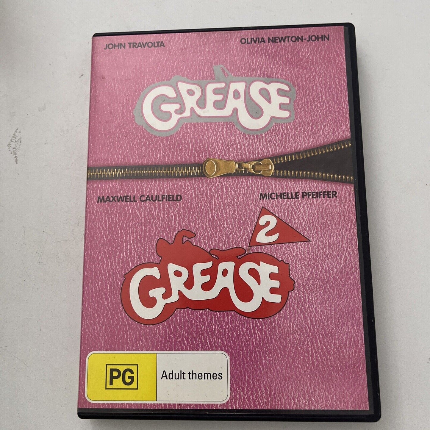 Grease  / Grease 2 (DVD, 1982, 2-Disc) John Travolta, Michelle Pfeiffer Region 4