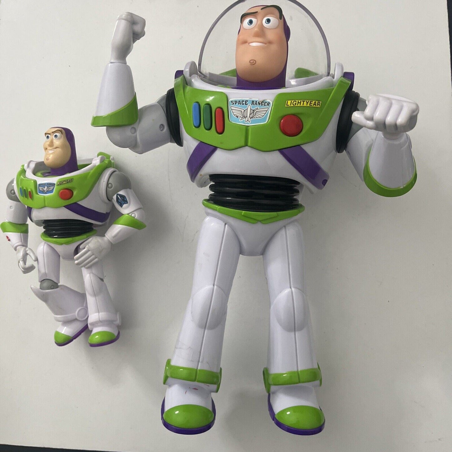 Buzz Lightyear 11" Action Figure 64069/64128 Thinkway & 7" 2017 Disney Pixar