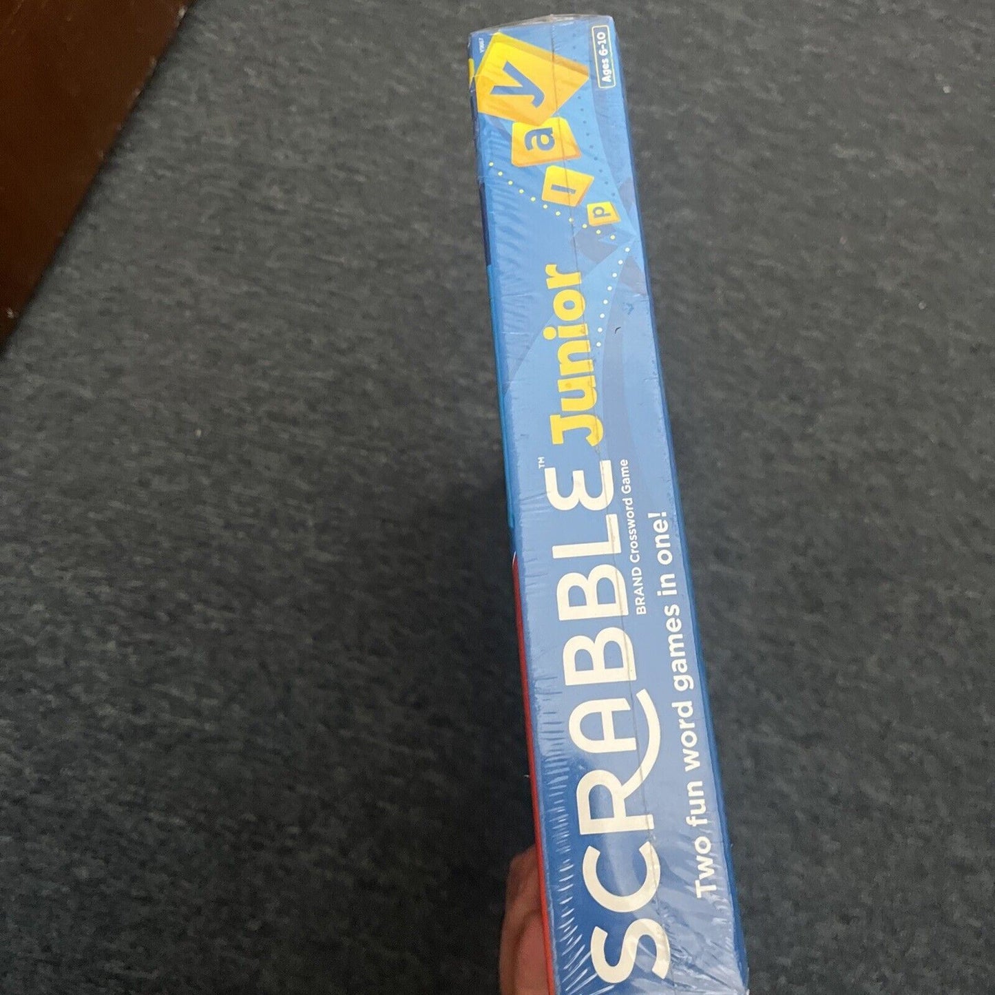 Scrabble Junior Board Game Mattel Two Fun Word Games In One! 2018*New Sealed*