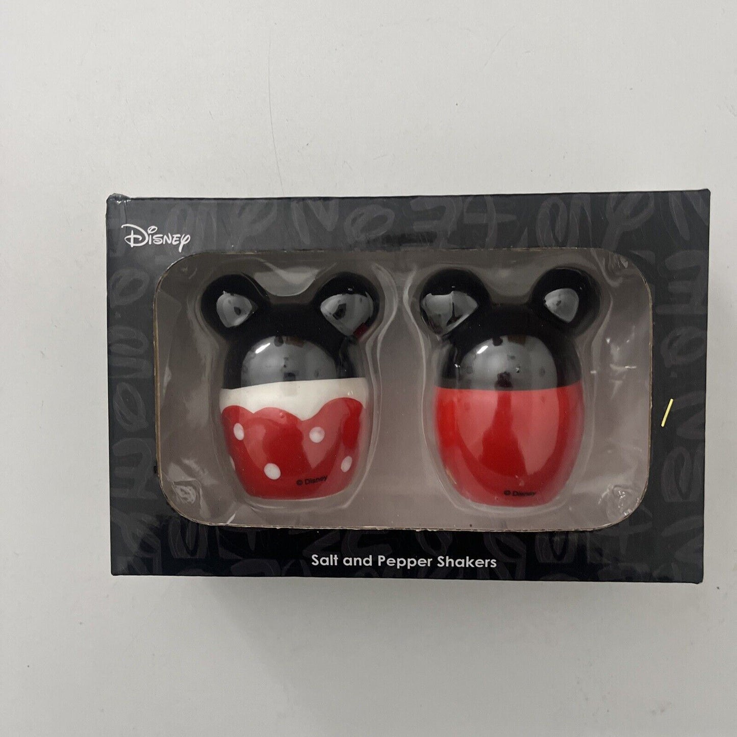 Minnie and Mickey Mouse Salt & Pepper Shakers - Disney - BRAND NEW IN BOX