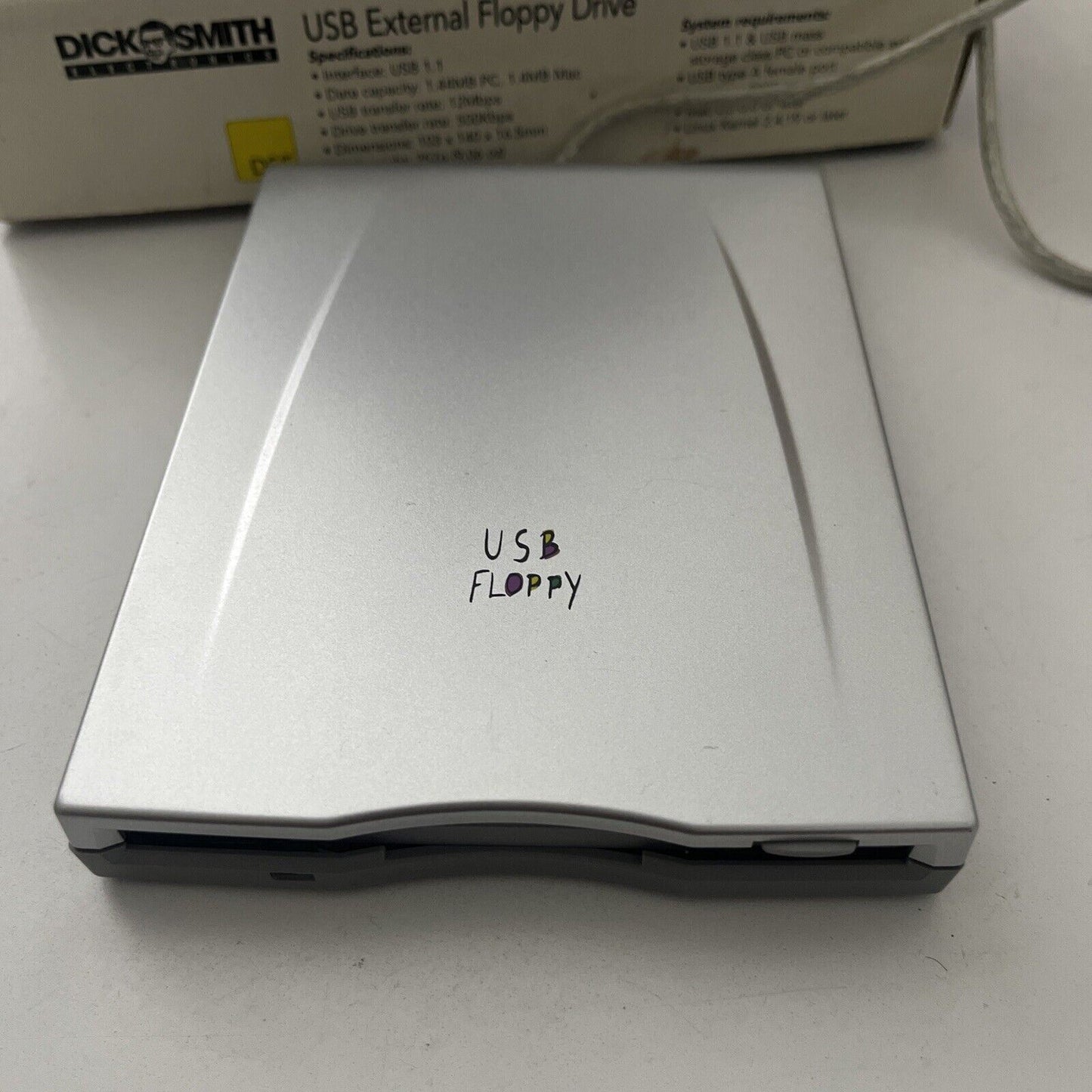 Dick Smith DSE External 3.5" Floppy Drive USB USB-F3502