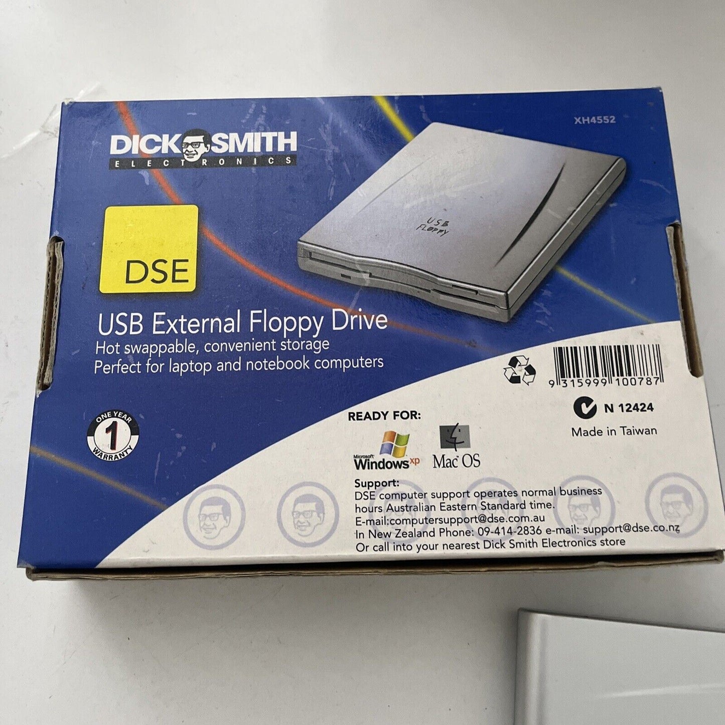 Dick Smith DSE External 3.5" Floppy Drive USB USB-F3502