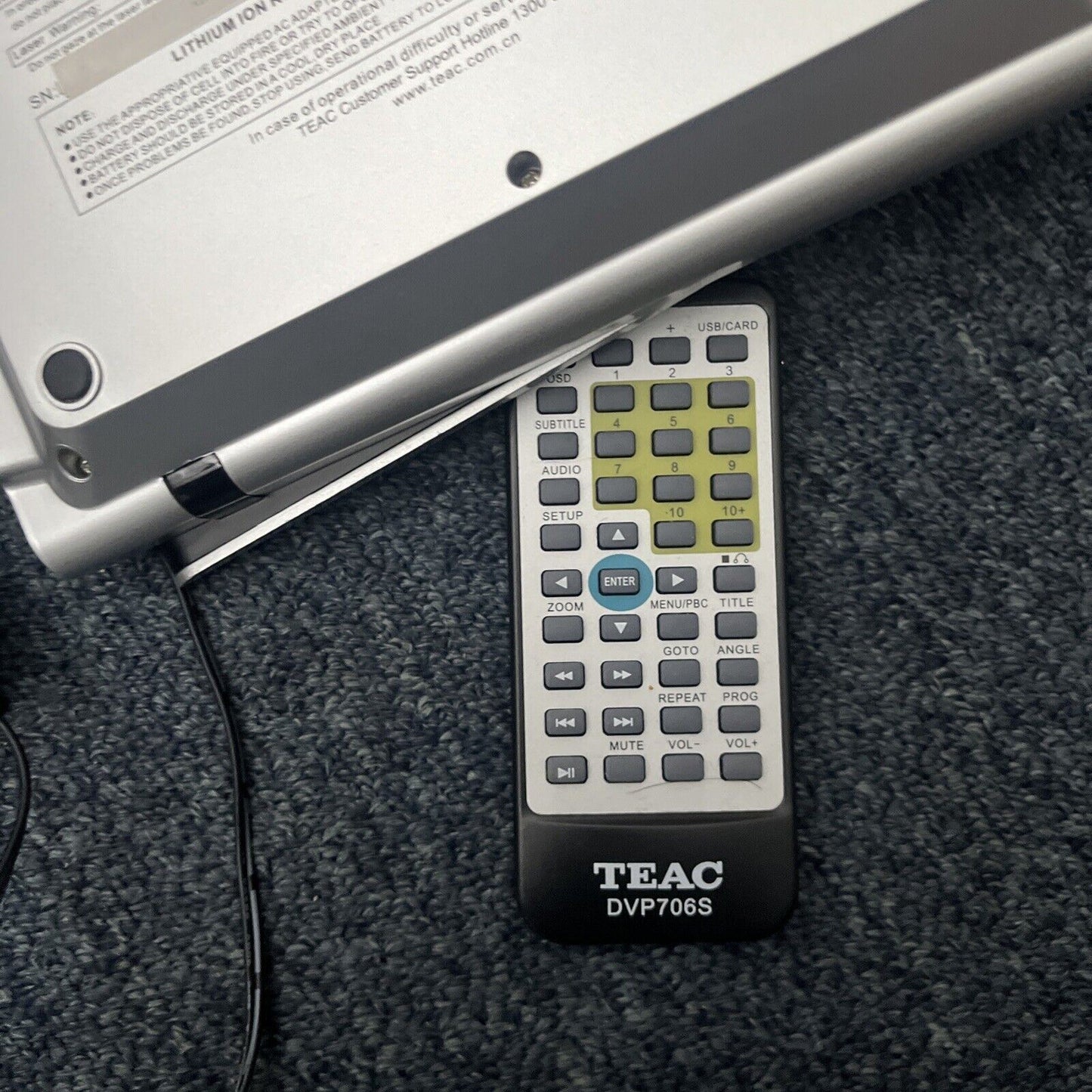 Teac Portable 7" DVD Player DVP706S