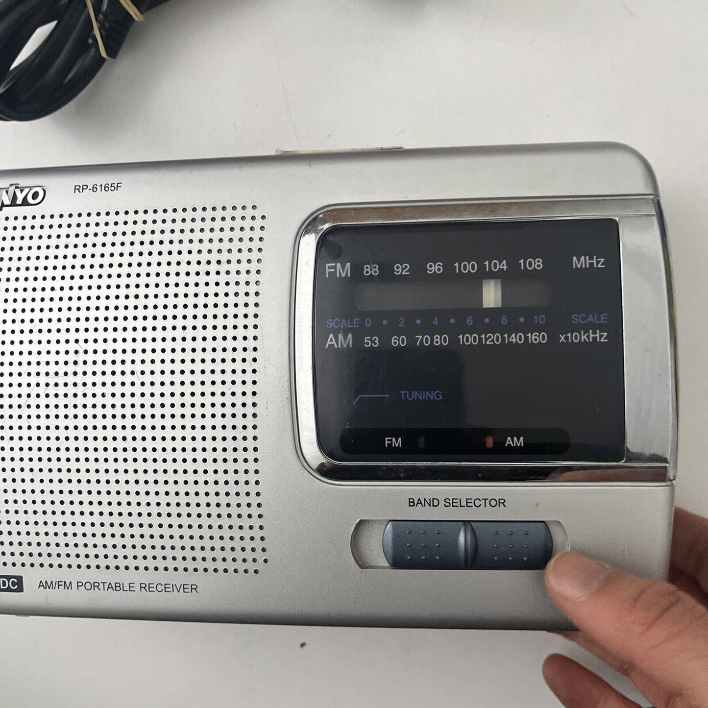 Sanyo AM/FM Portable Radio Model RP6165F