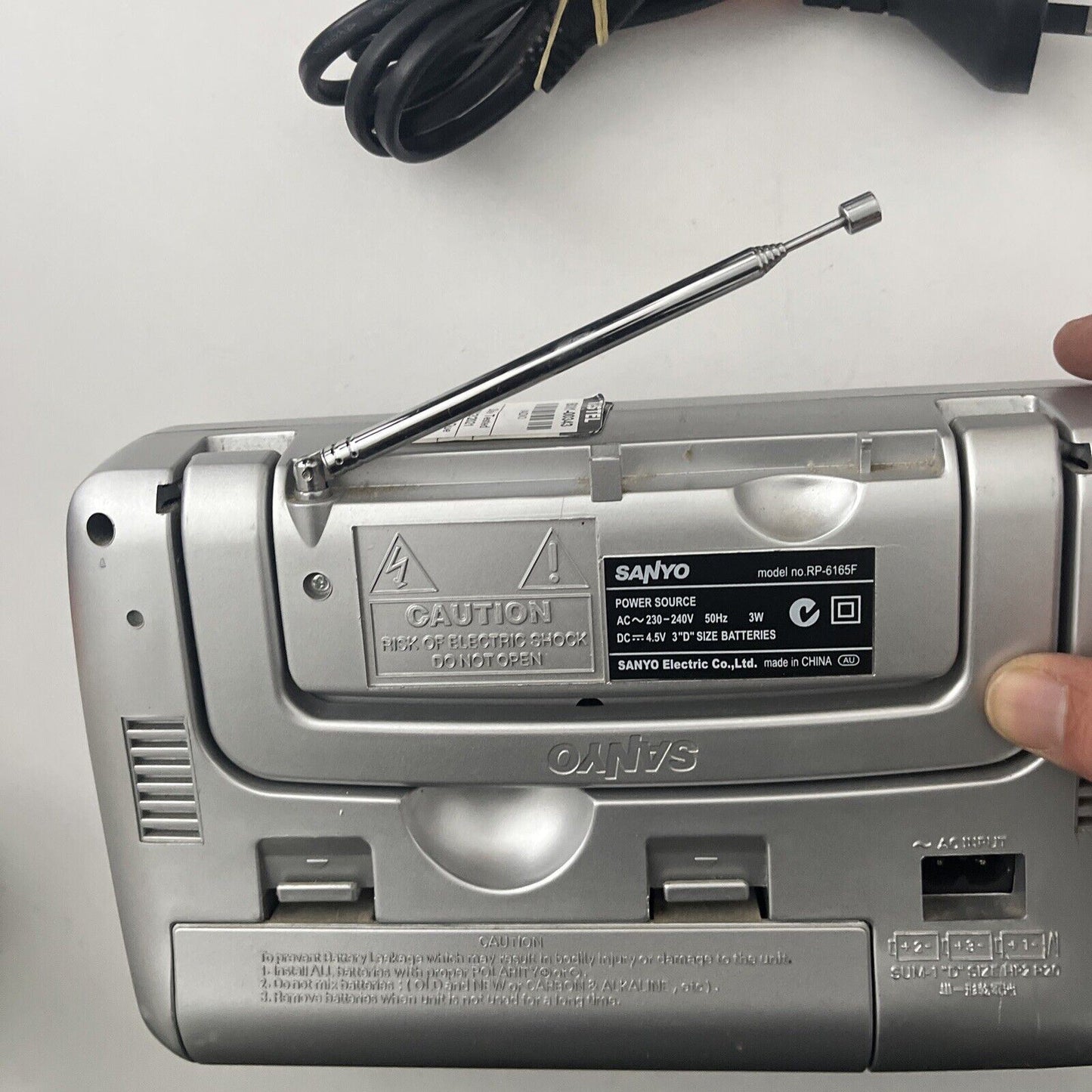 Sanyo AM/FM Portable Radio Model RP6165F