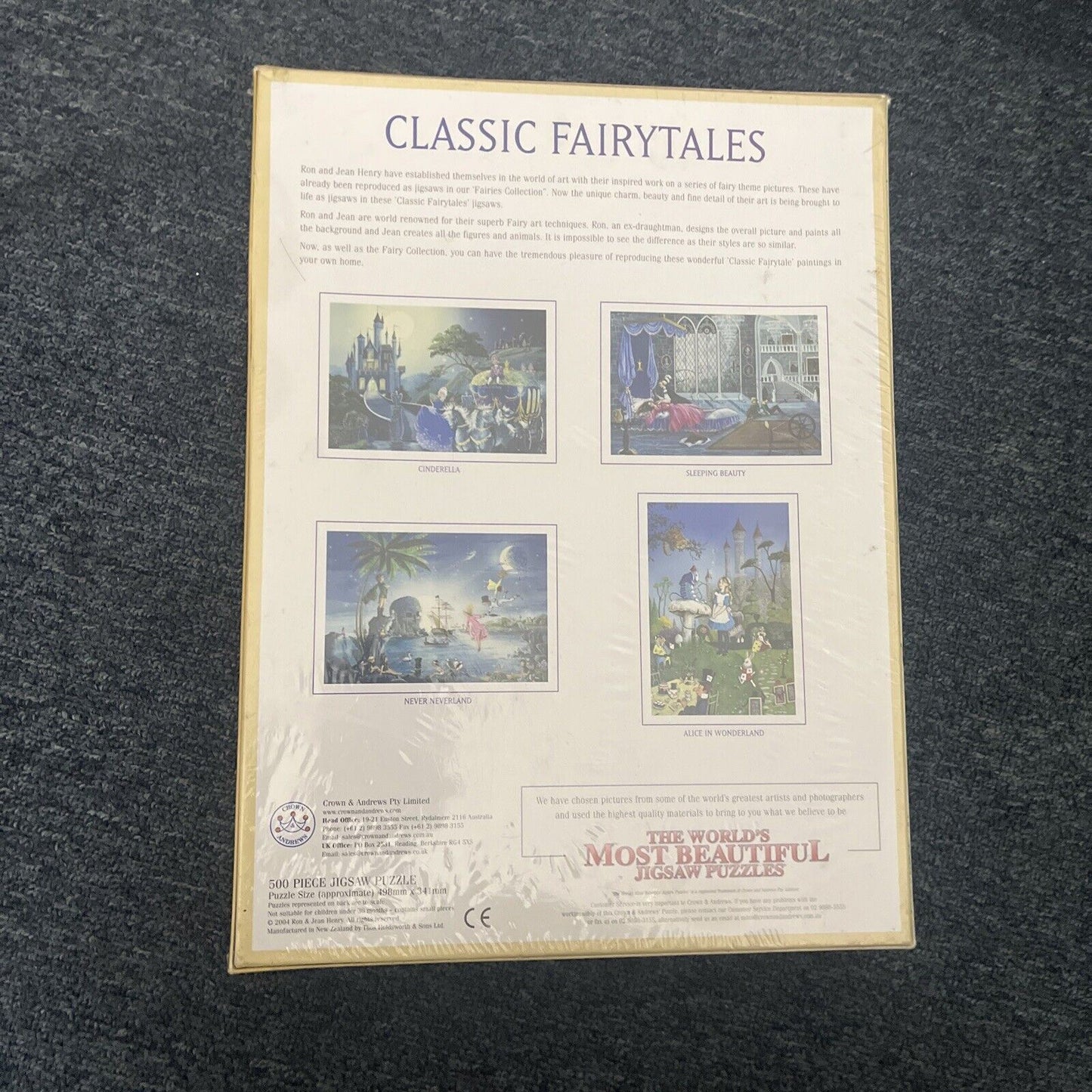 Cinderella Classic Fairytales - The World's Most Beautiful Jigsaw Puzzles 500pcs